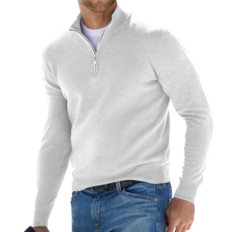 Basile | Pull zippé pour hommes | Moderne