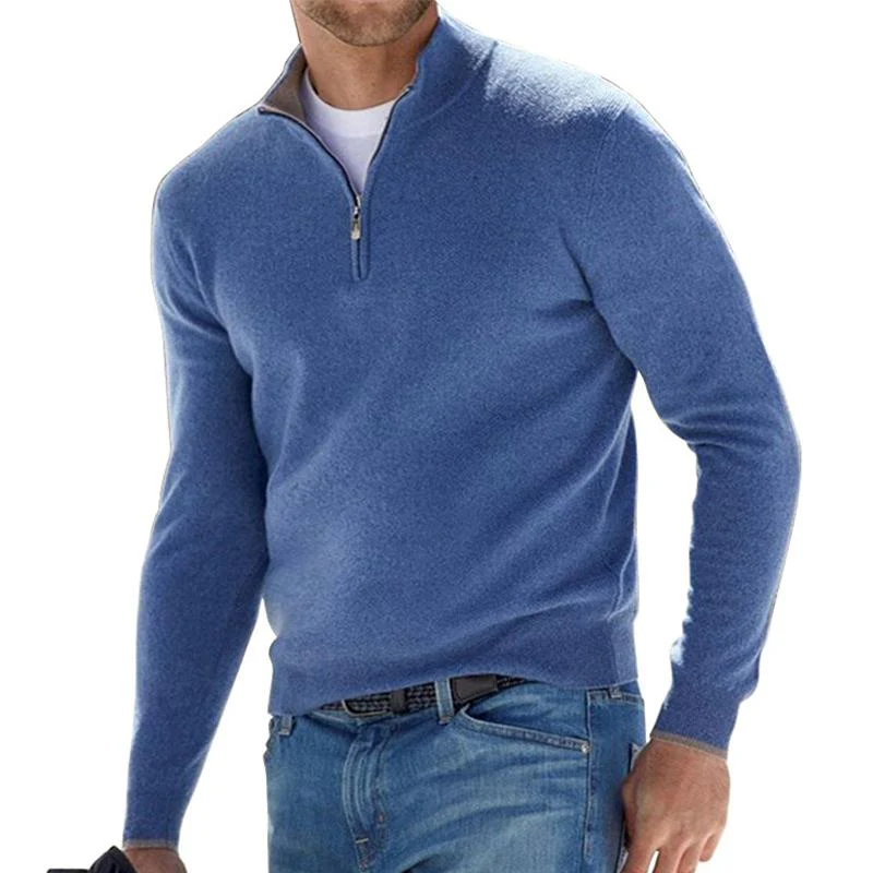 Basile | Pull zippé pour hommes | Moderne - Image 2