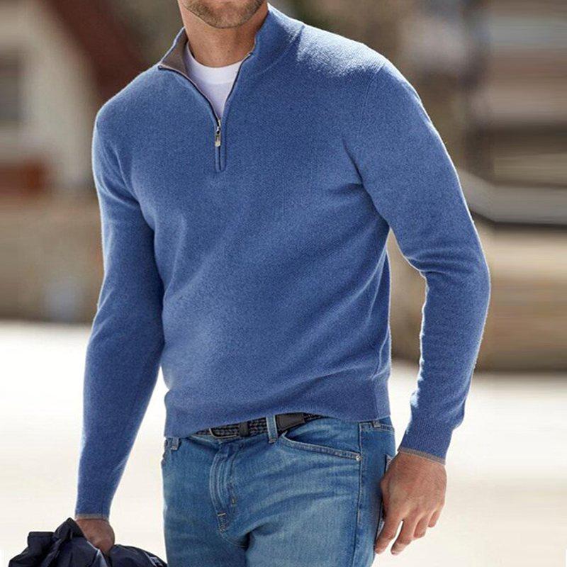 Basile | Pull zippé pour hommes | Moderne - Image 3
