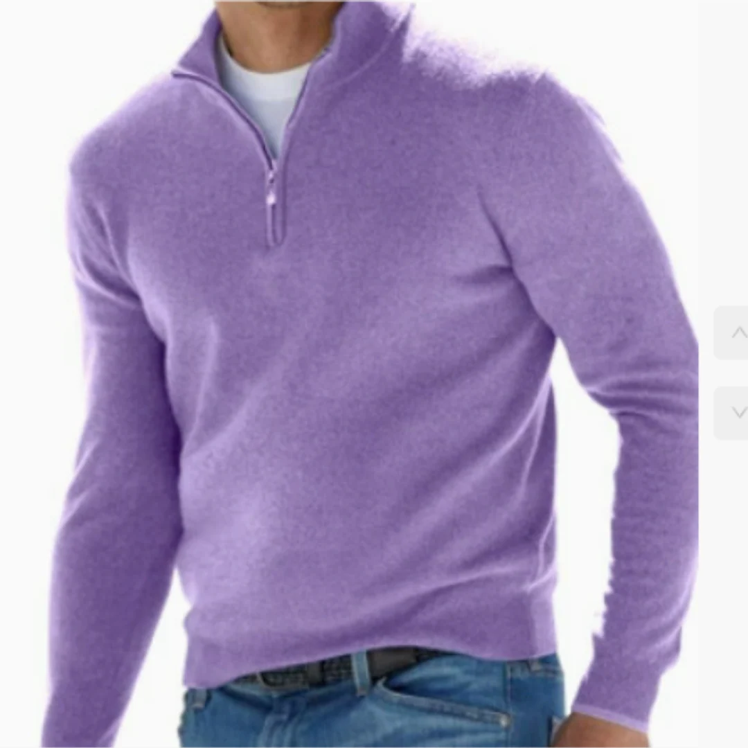 Basile | Pull zippé pour hommes | Moderne - Image 7
