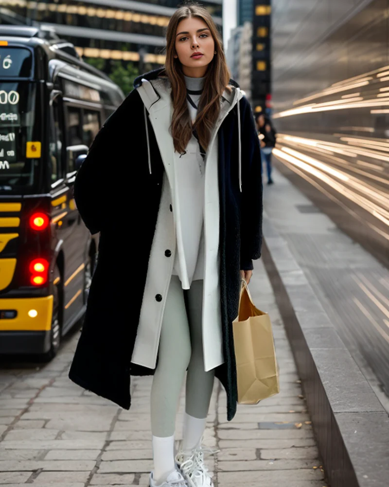 Benjamine | Veste Trench Capuche | Chaud - Image 2
