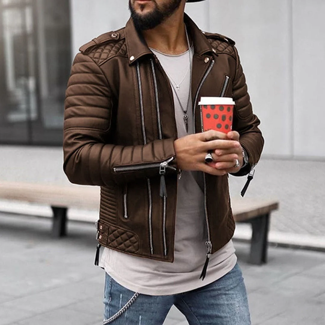 Cédrick | Blouson En Cuir Homme - Image 3