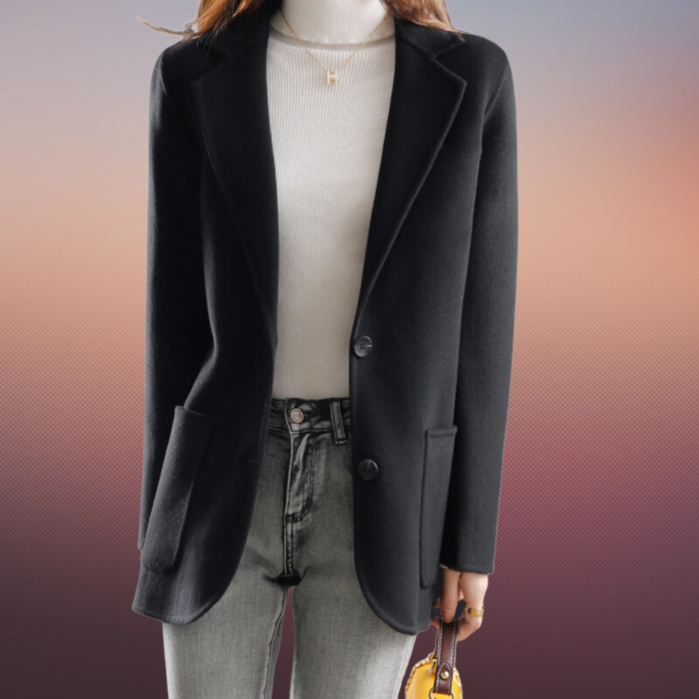 Clarisse | Veste En Laine Chic - Image 3