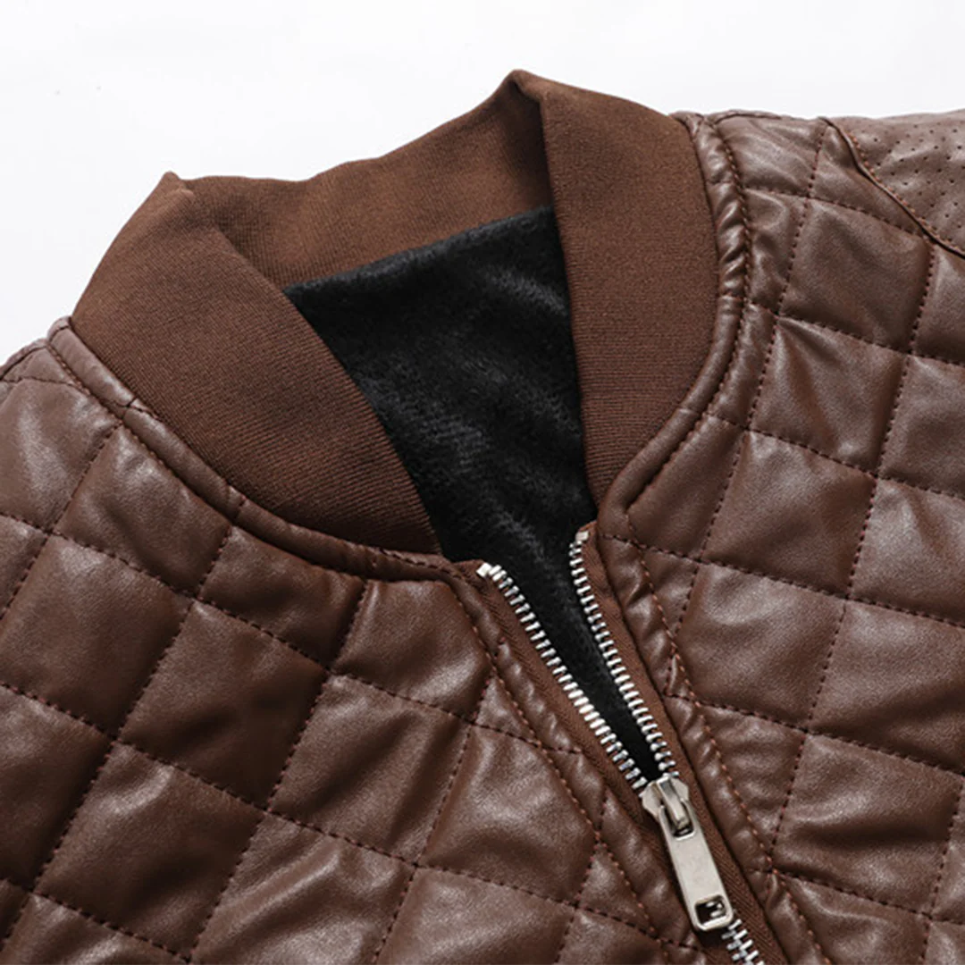 Corentin | Veste En Cuir Chaude - Image 5