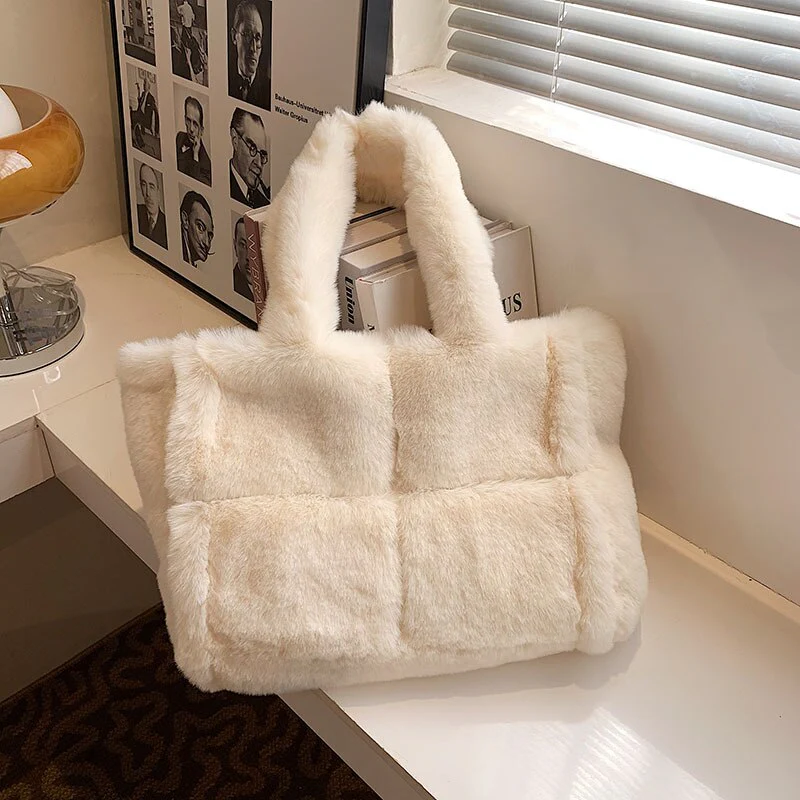Crystel | Sac Bandoulière Fausse Fourrure