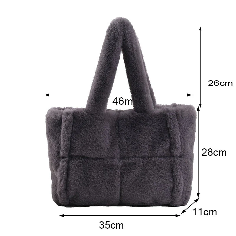 Crystel | Sac Bandoulière Fausse Fourrure - Image 6