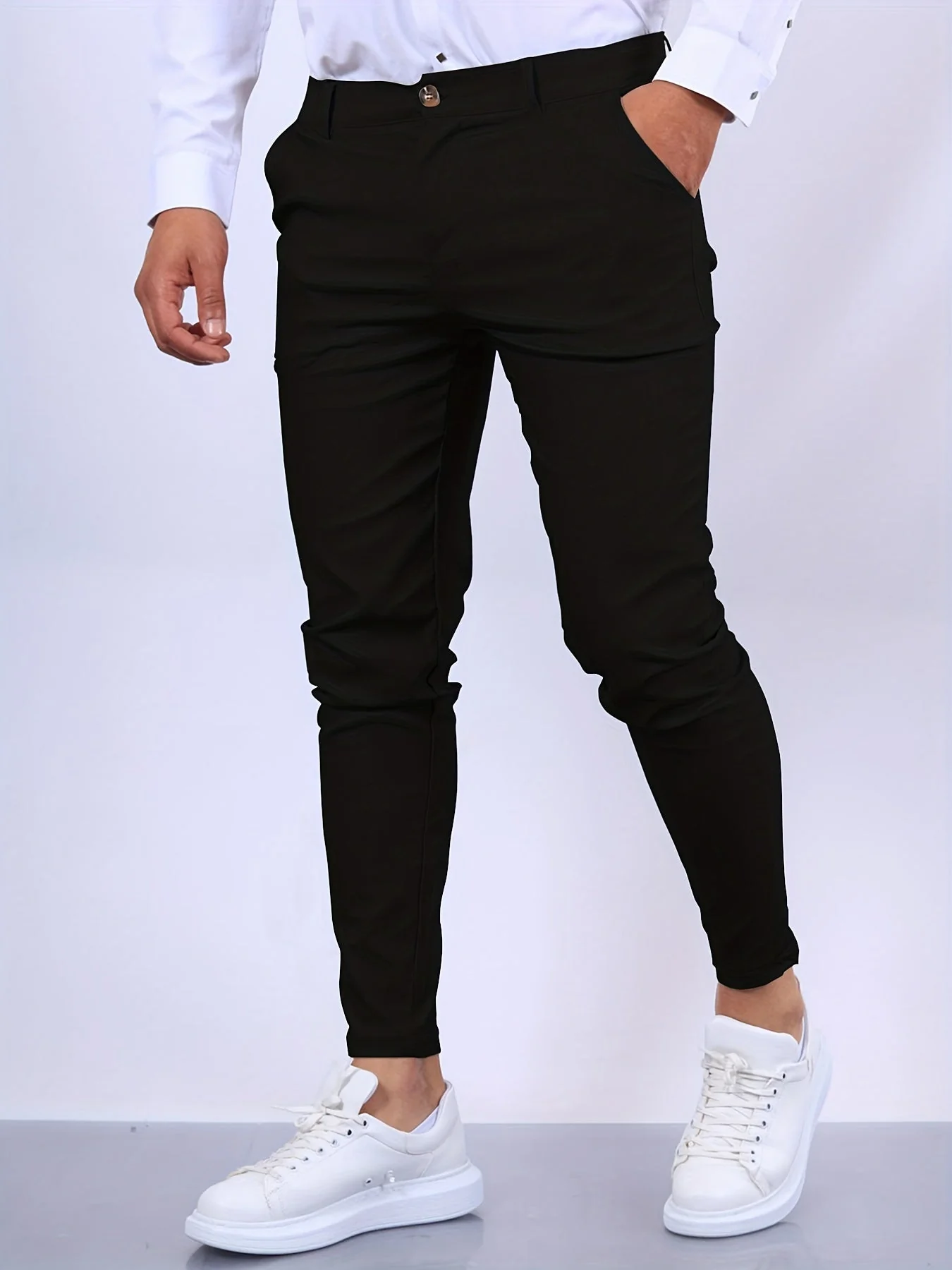 Hommes Pantalon Slim Fit | Design Moderne Chic - Image 12
