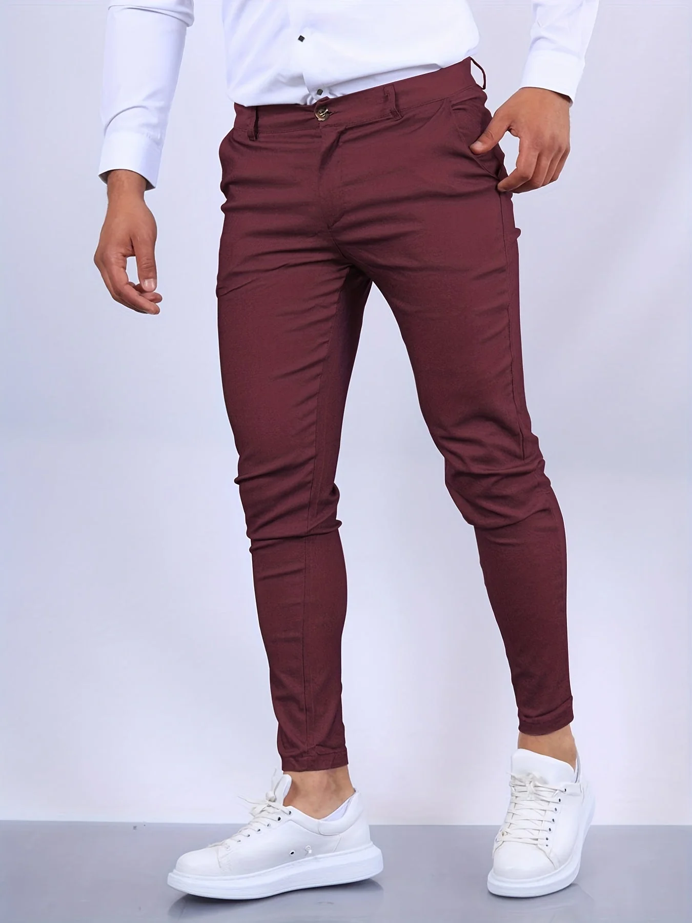 Hommes Pantalon Slim Fit | Design Moderne Chic - Image 16