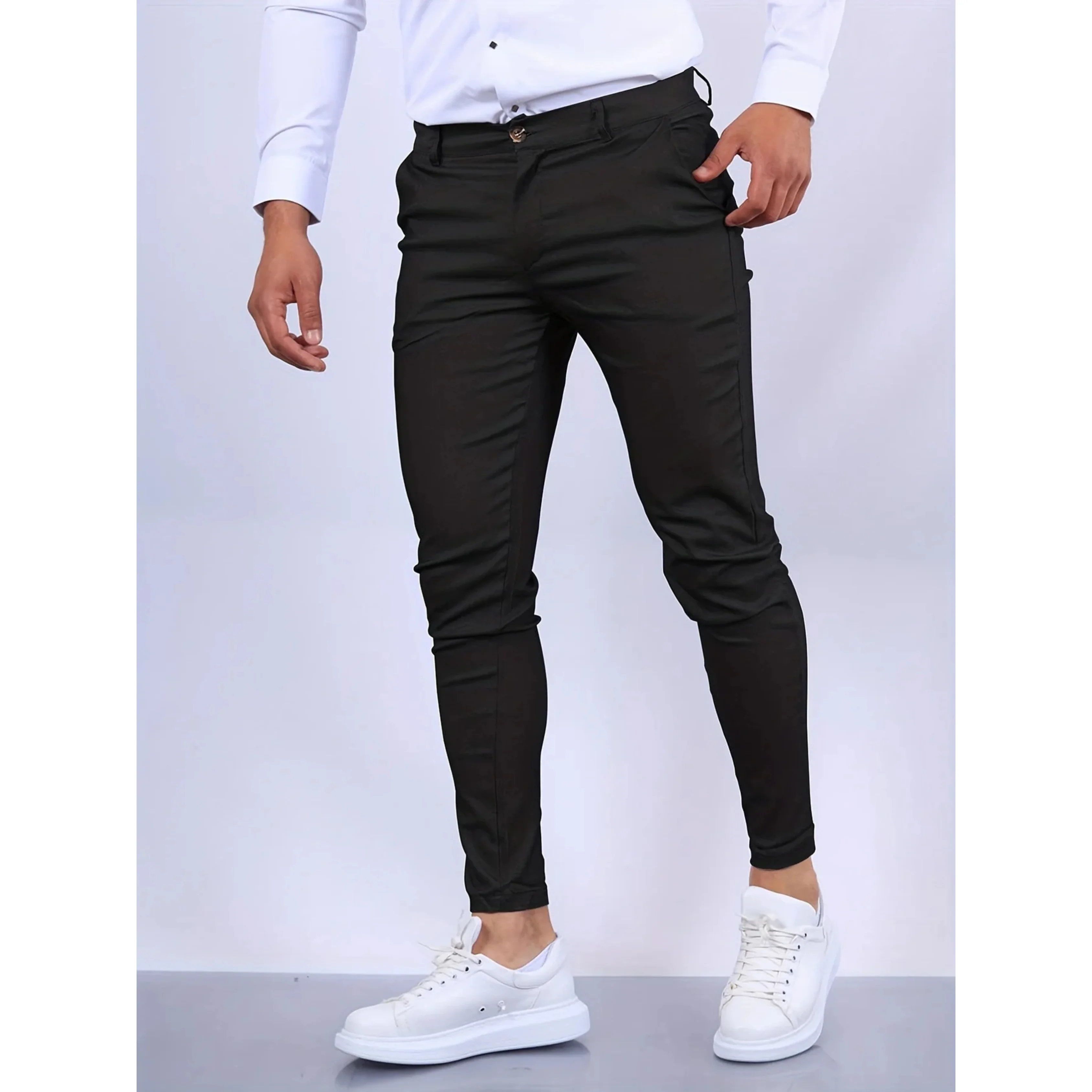 Hommes Pantalon Slim Fit | Design Moderne Chic - Image 5