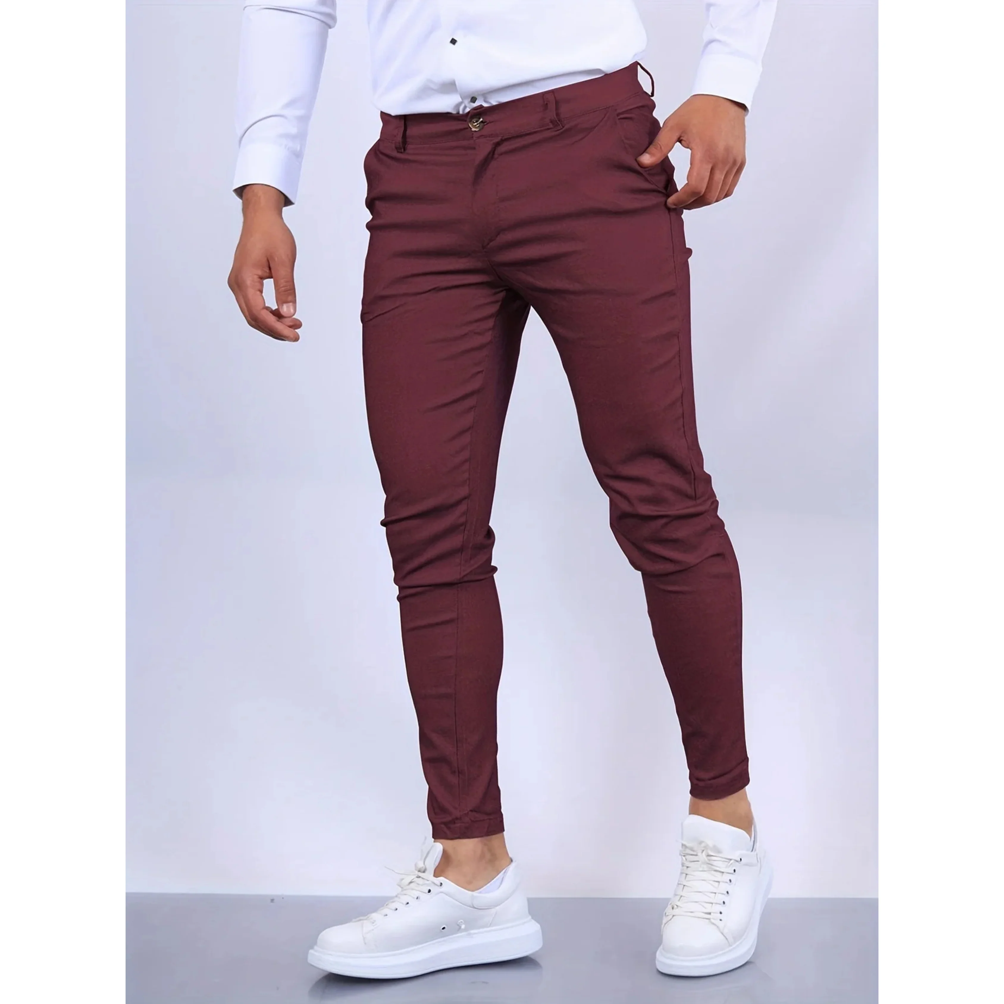 Hommes Pantalon Slim Fit | Design Moderne Chic - Image 6