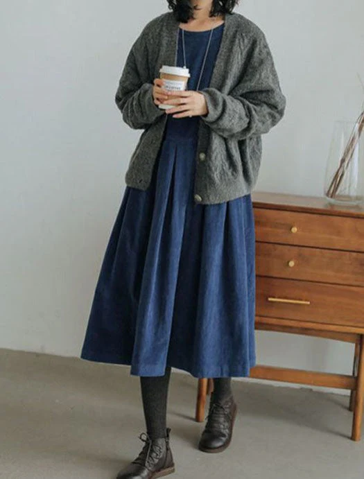 Élise | Robe en velours français raffiné - Image 3