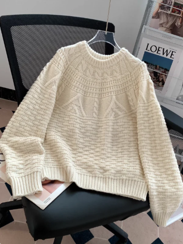 Elodie | Pull à col rond pour femme | Moderne