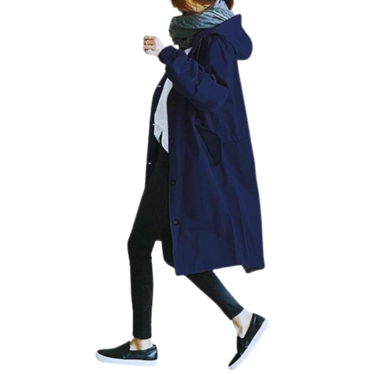 Elyna | Trench-coat femme coupe-vent et imperméable | Élégant - Image 2