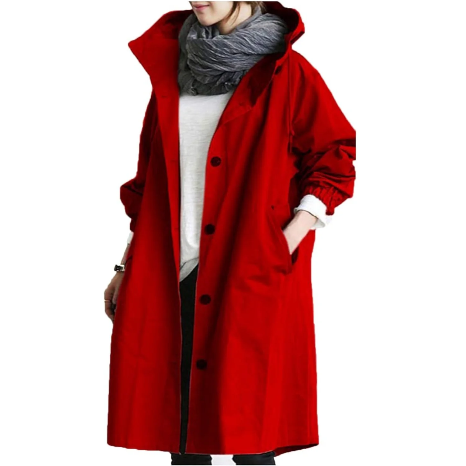 Elyna | Trench-coat femme coupe-vent et imperméable | Élégant - Image 5