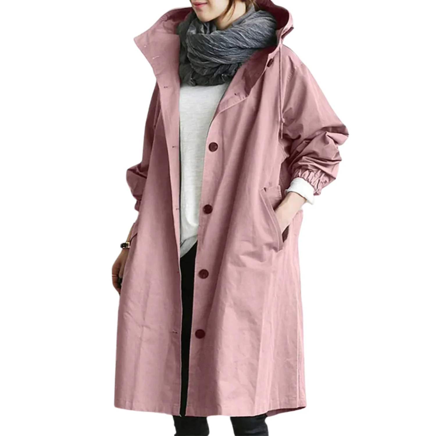 Elyna | Trench-coat femme coupe-vent et imperméable | Élégant - Image 6