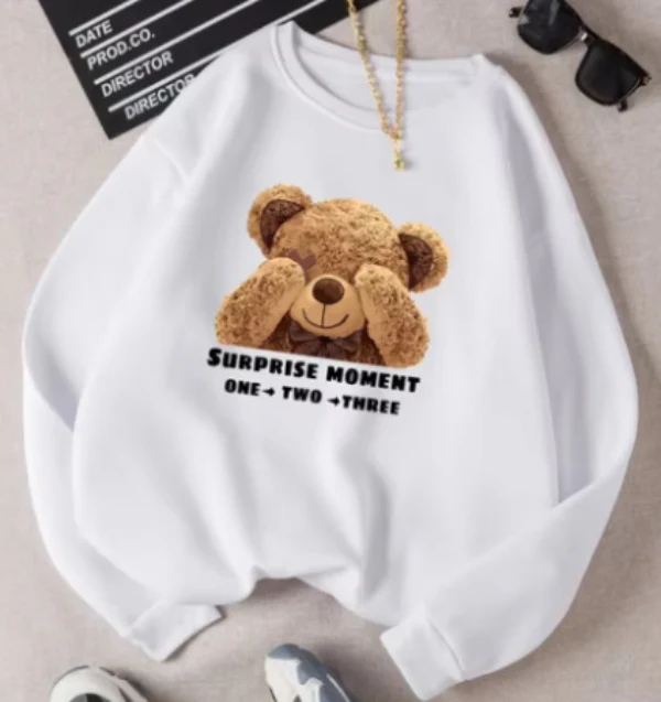 Évarice | Sweat Douillet Motif Ours - Image 3
