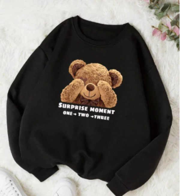Évarice | Sweat Douillet Motif Ours - Image 4