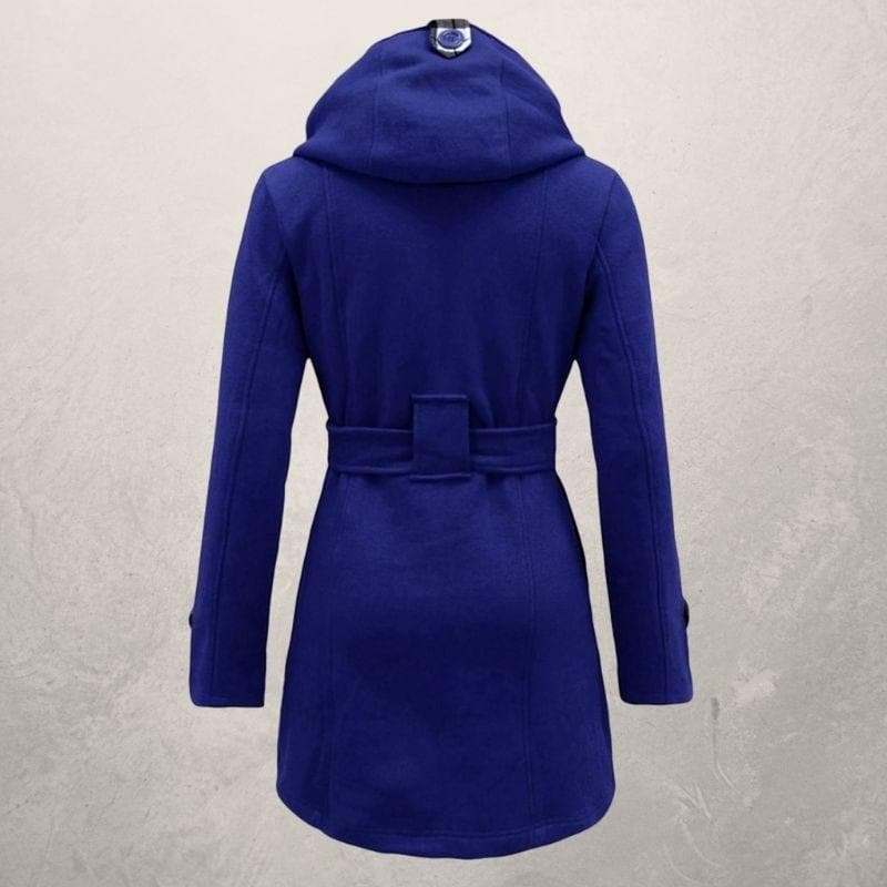 Fedrissa | Manteau Tendance Ceinture Capuche - Image 12