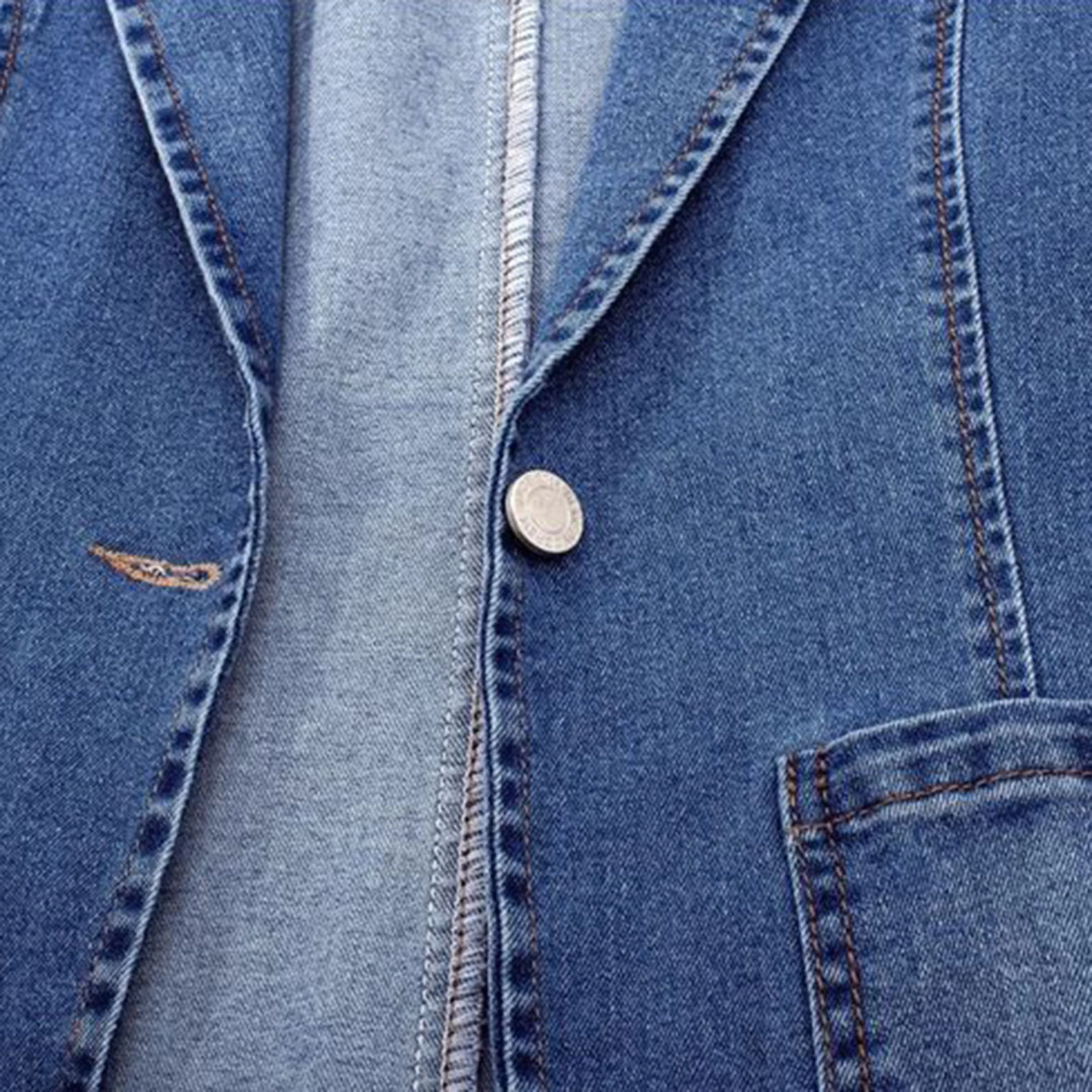 Femmes Blazer Denim | Style Moderne - Image 2