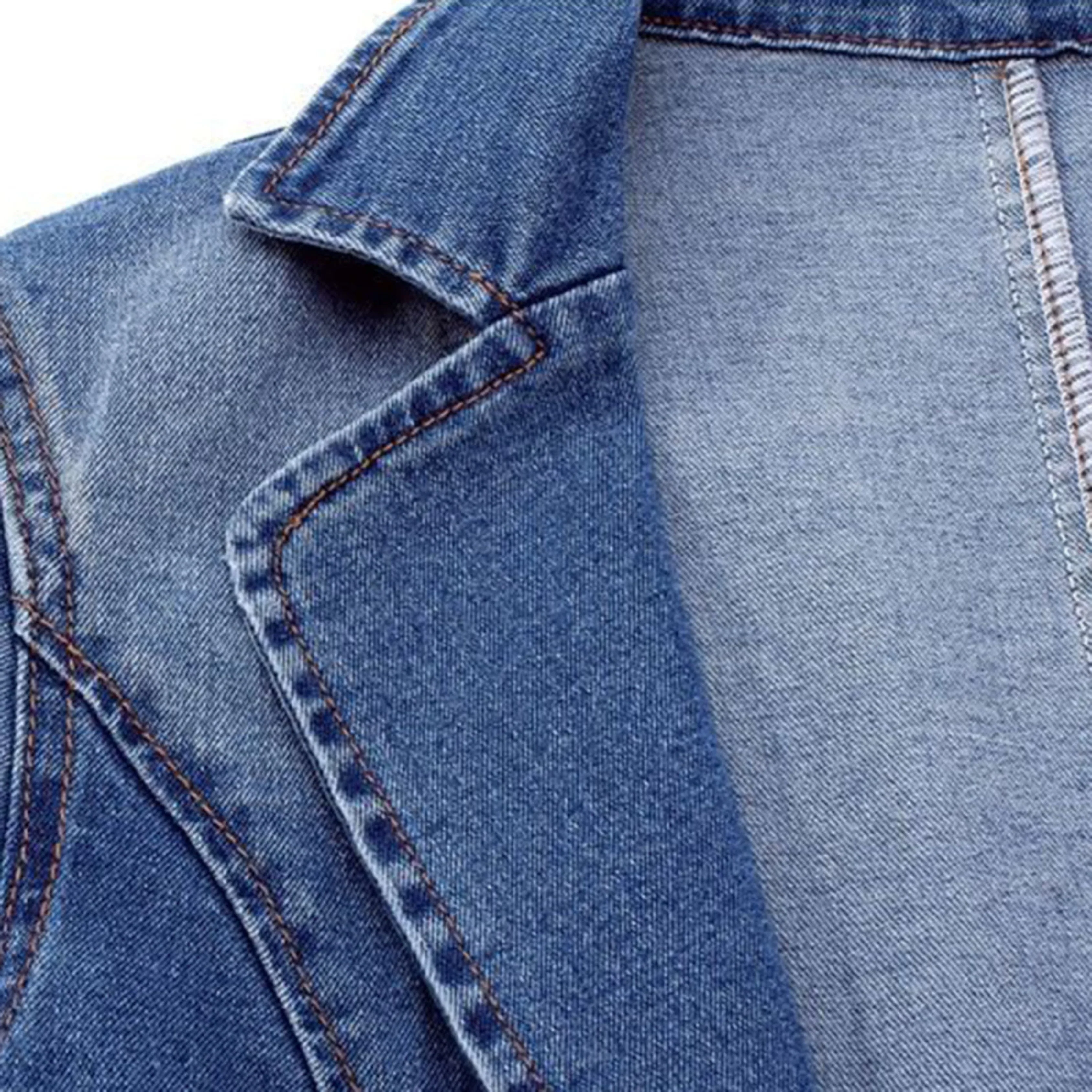 Femmes Blazer Denim | Style Moderne - Image 4