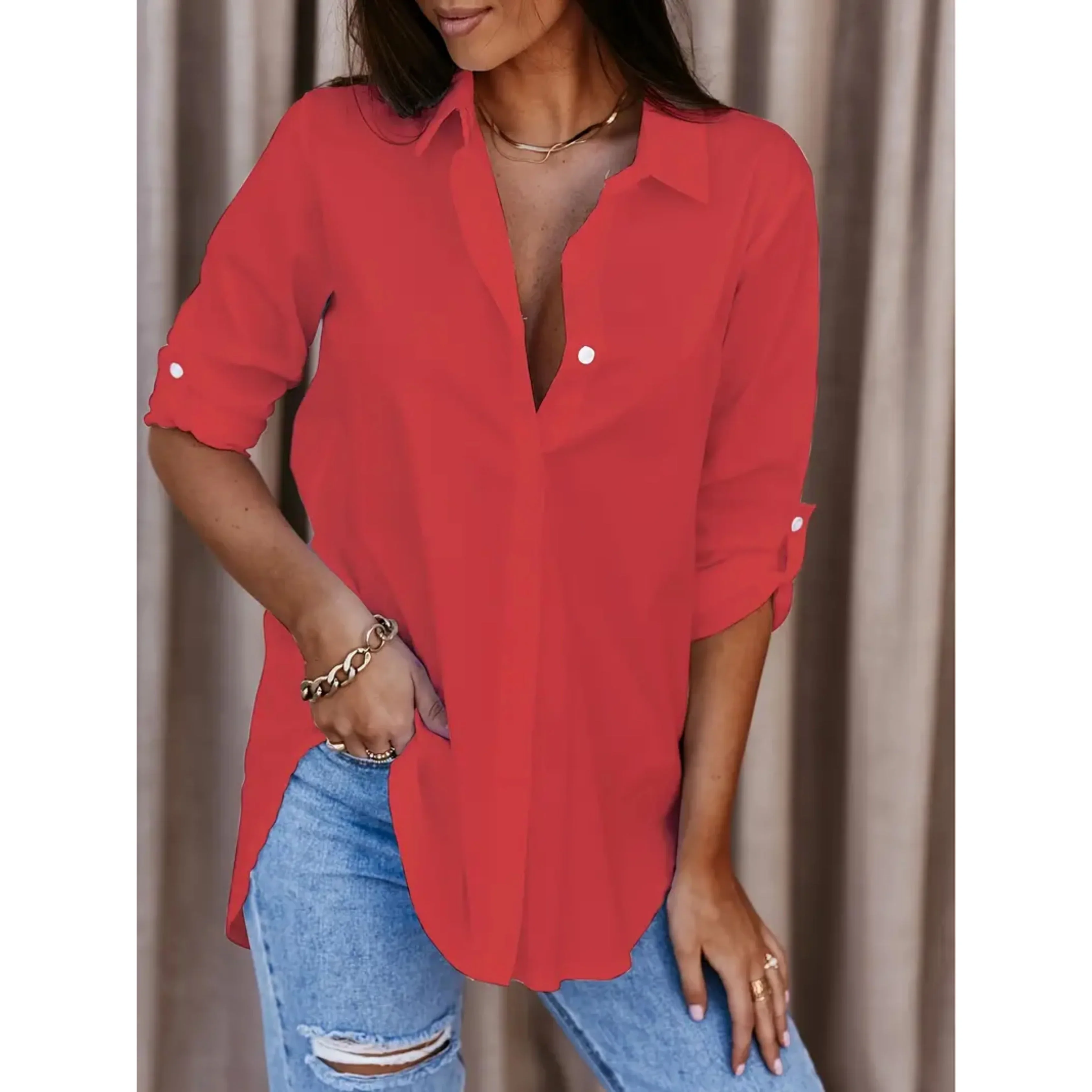 Femmes Chemise Classique | Manches Longues - Image 5
