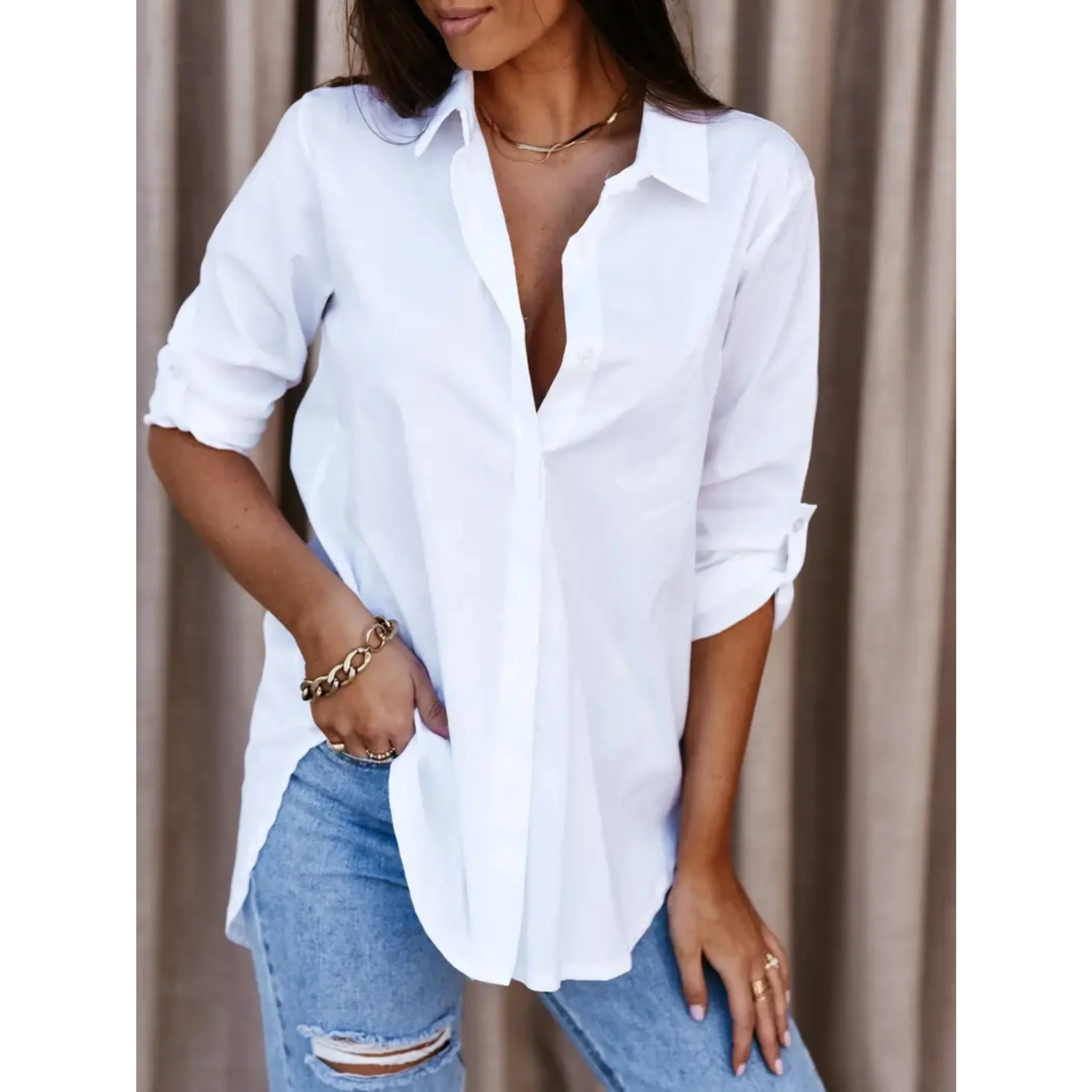 Femmes Chemise Classique | Manches Longues - Image 9