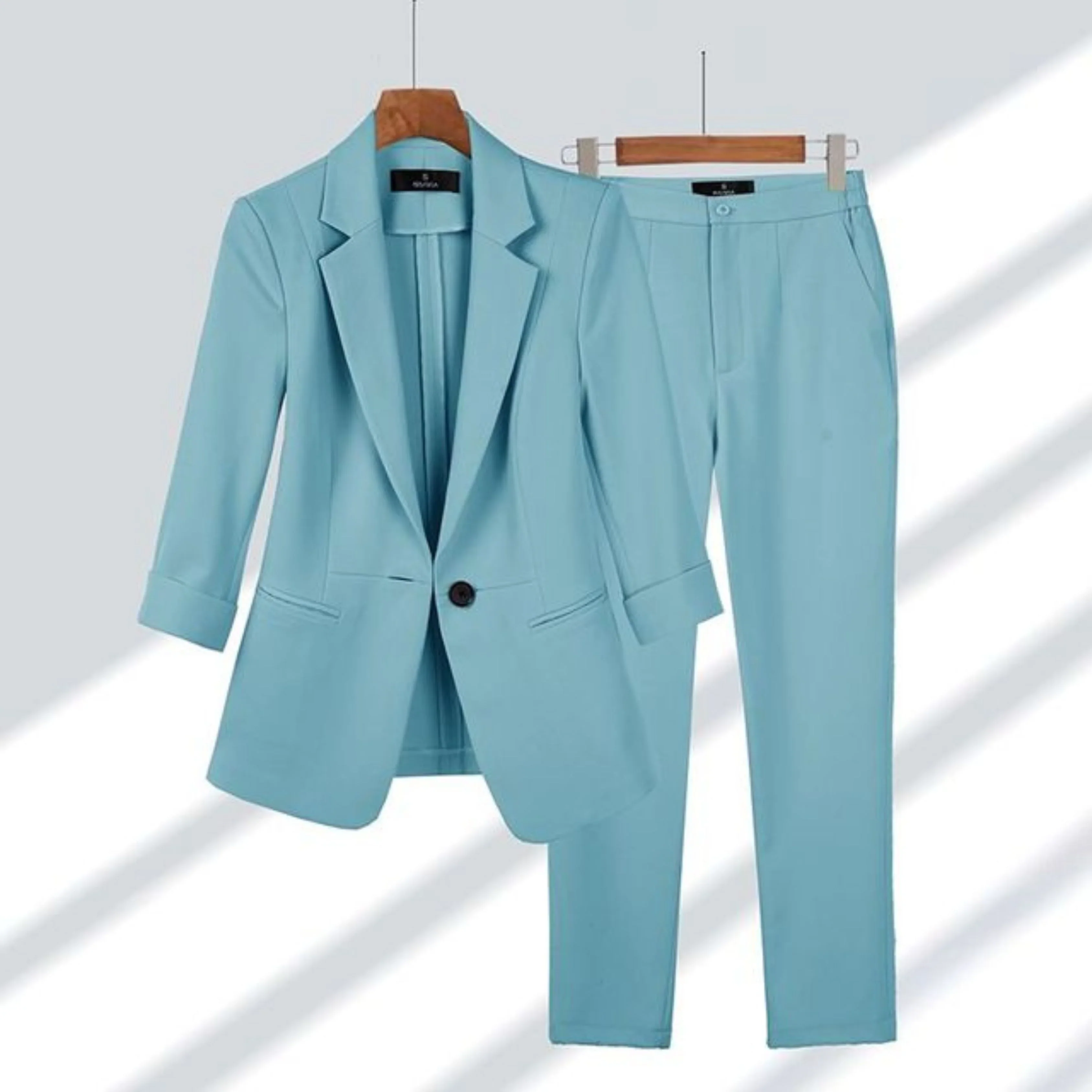 Femmes Ensemble Blazer et Pantalon Chic Formel | Deux Pièces - Image 3