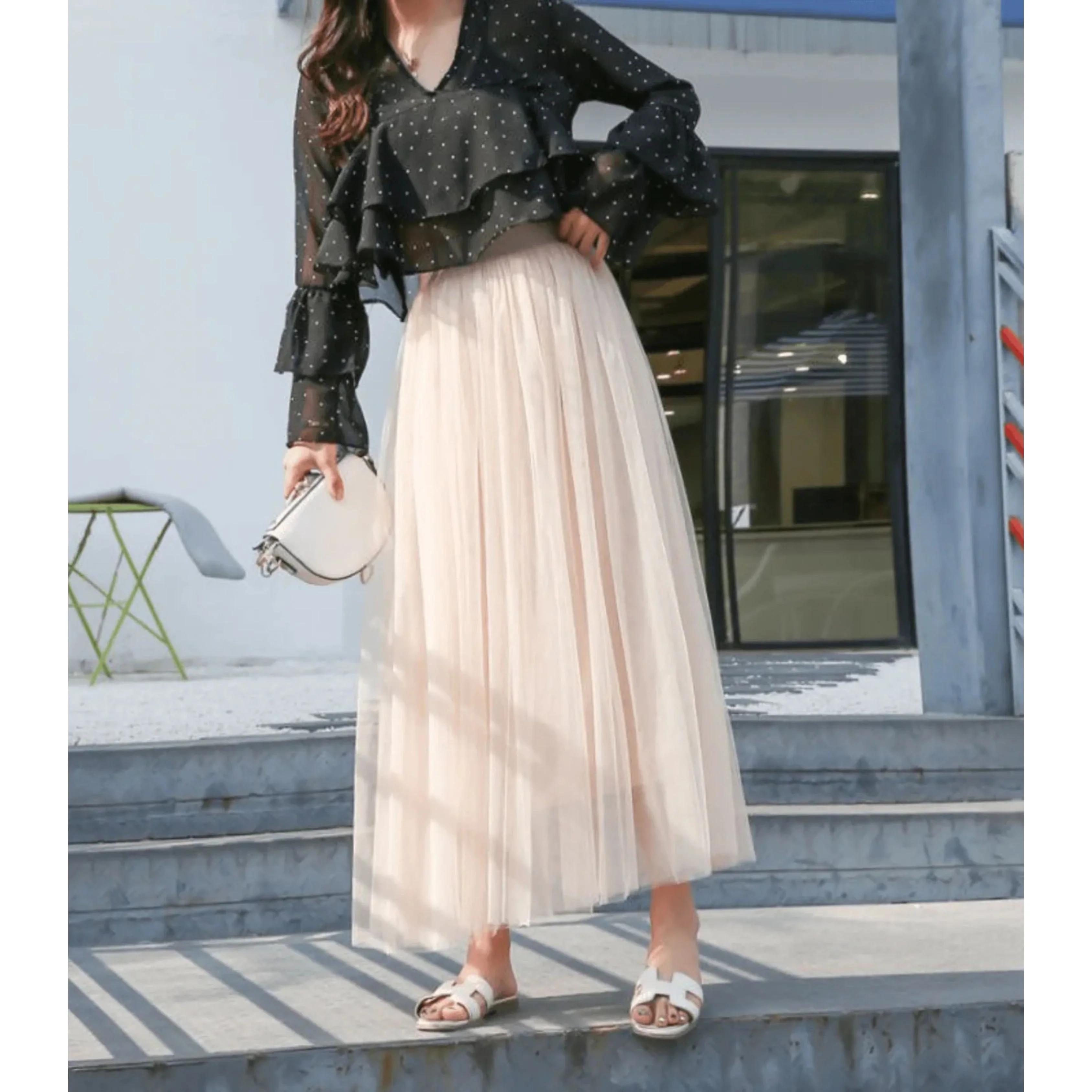 Femmes Jupe Taille Haute | Coupe Midi - Image 5