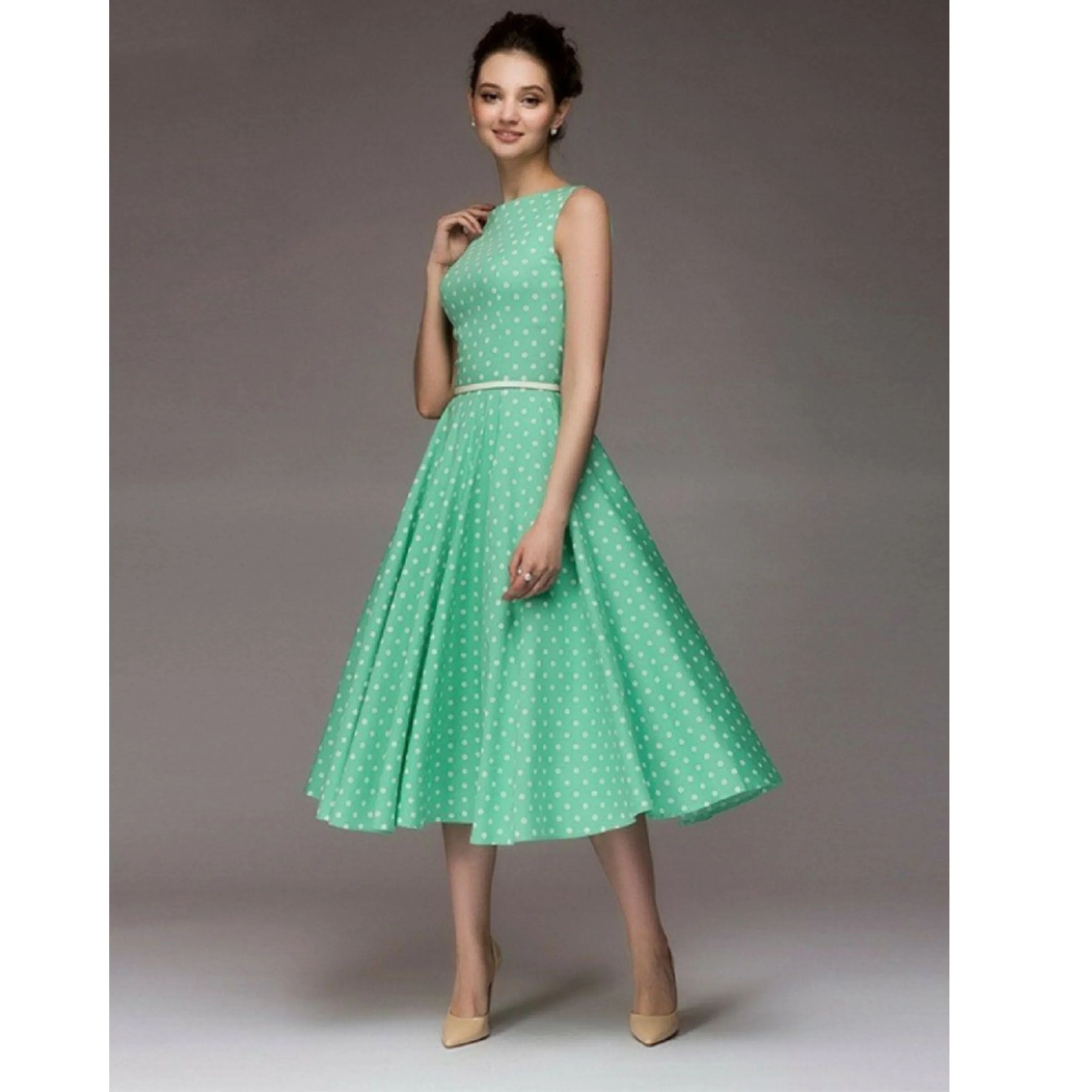 Femmes Robe À Pois | Chic - Image 3