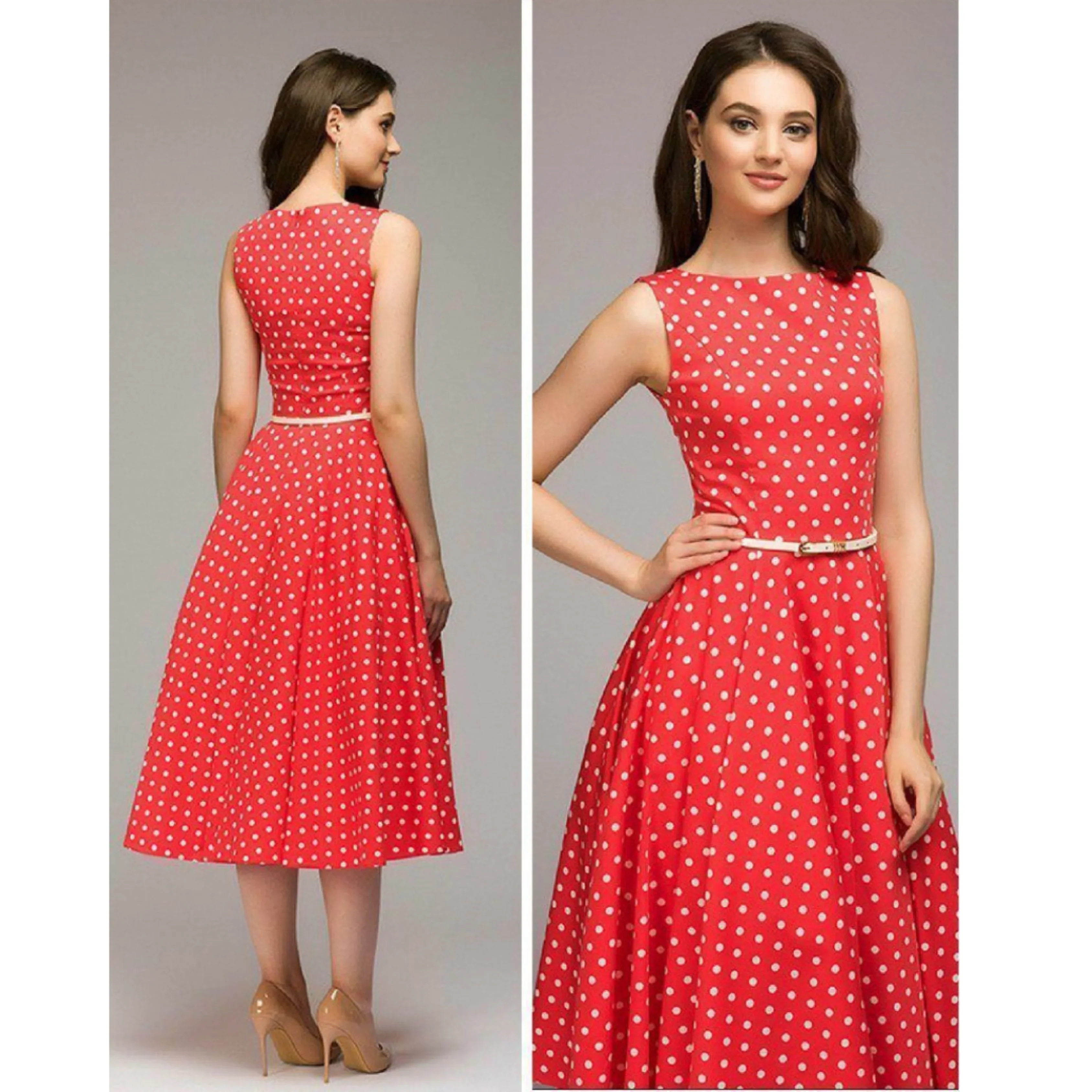 Femmes Robe À Pois | Chic - Image 5