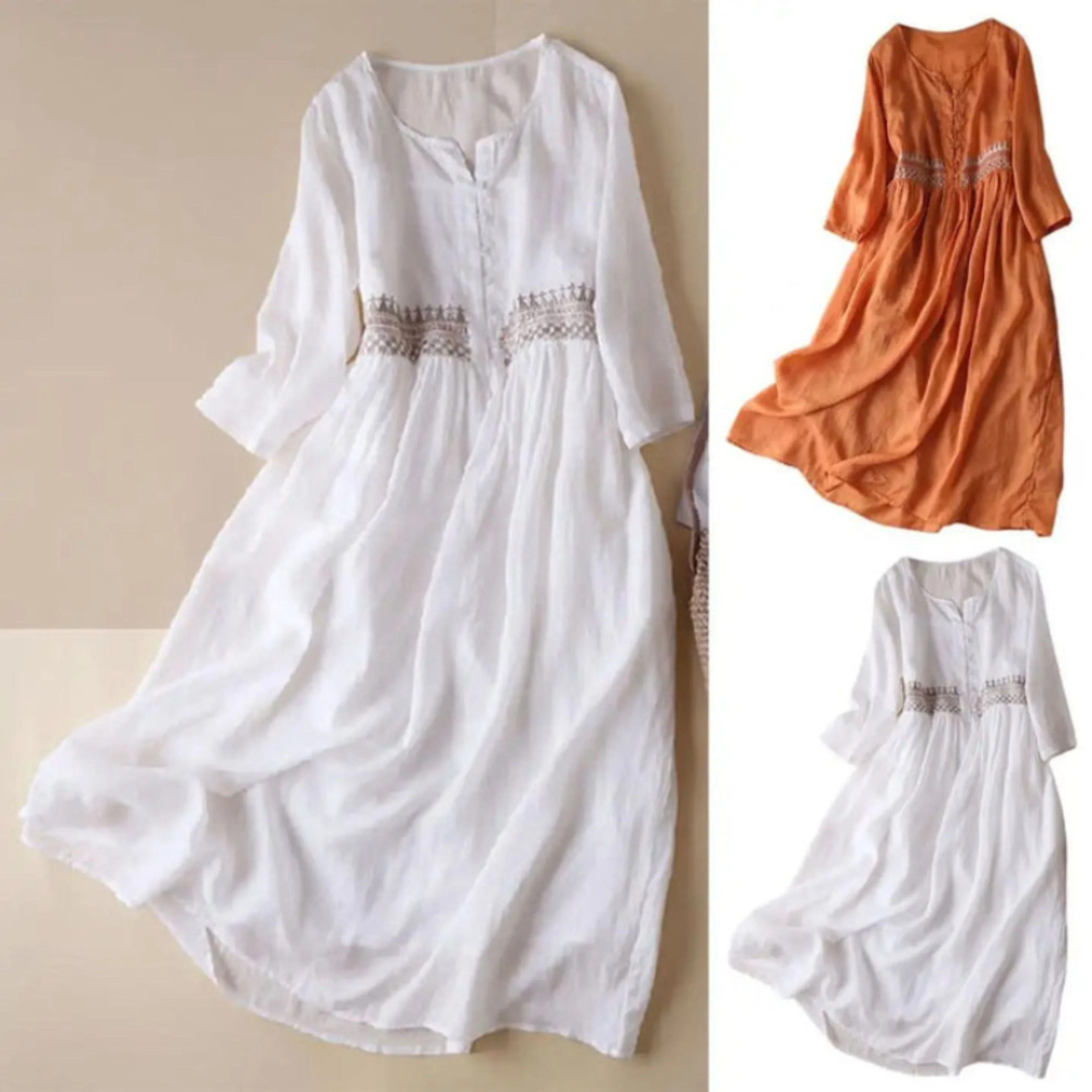 Femmes Robe D'Été Style Boho | Midi - Image 5