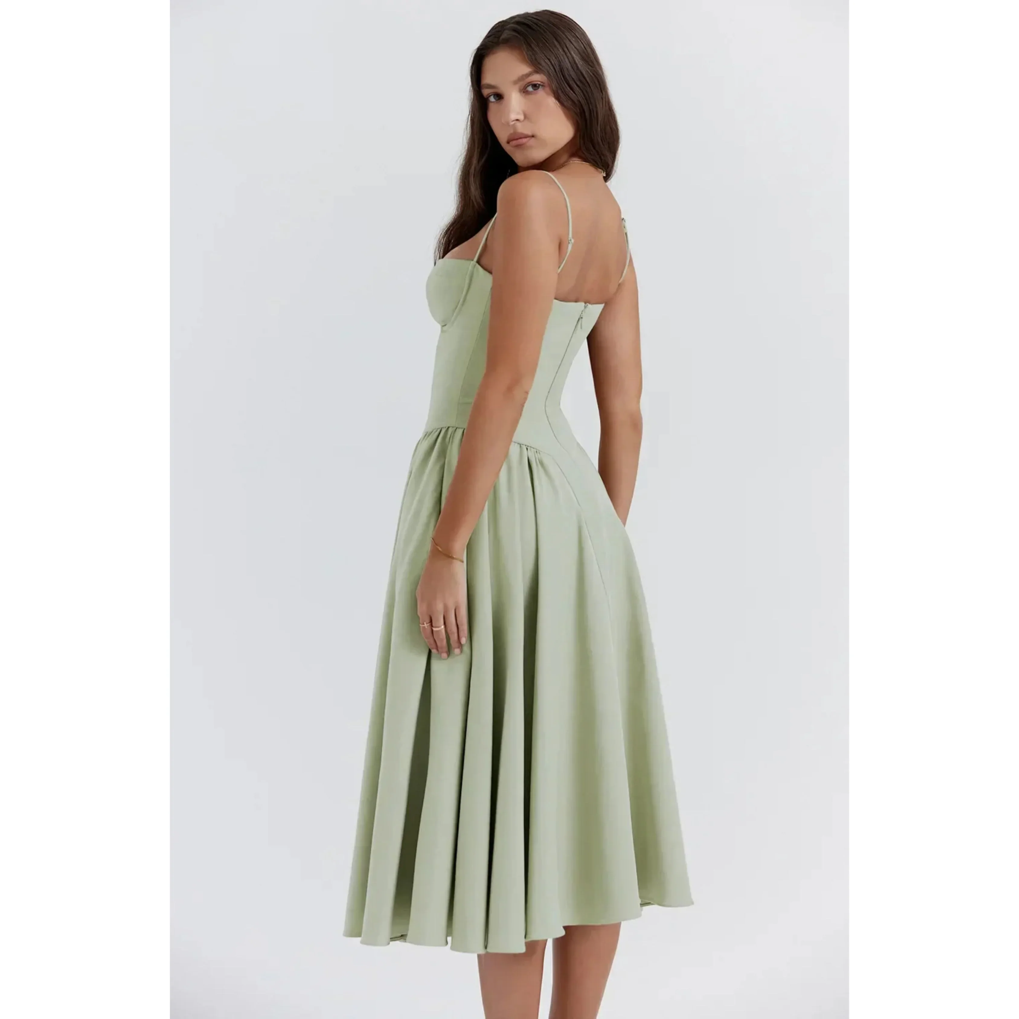 Femmes Robe Midi | Sans Manches - Image 20