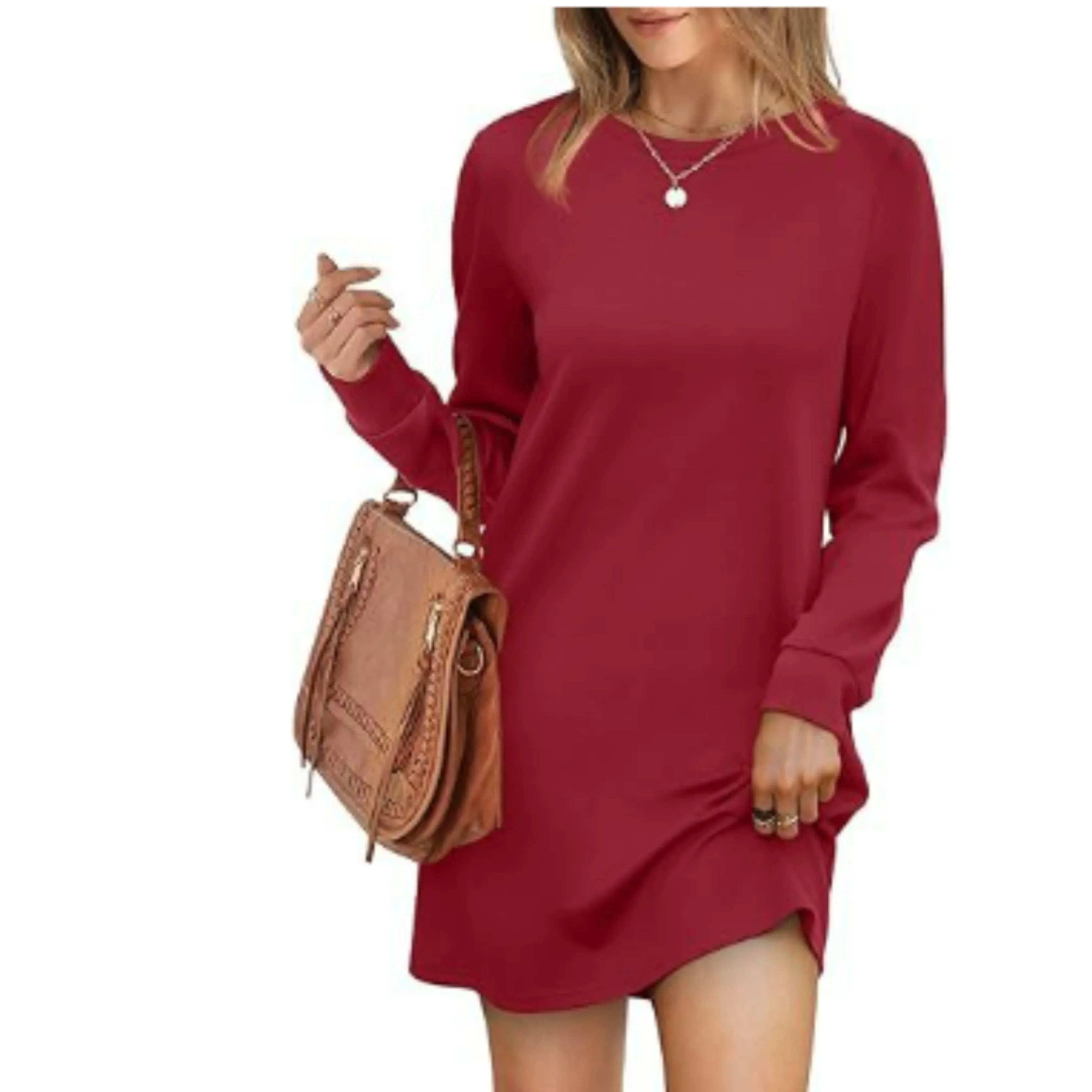 Femmes Robe Pull Manches Longues | Coupe Mini - Image 4