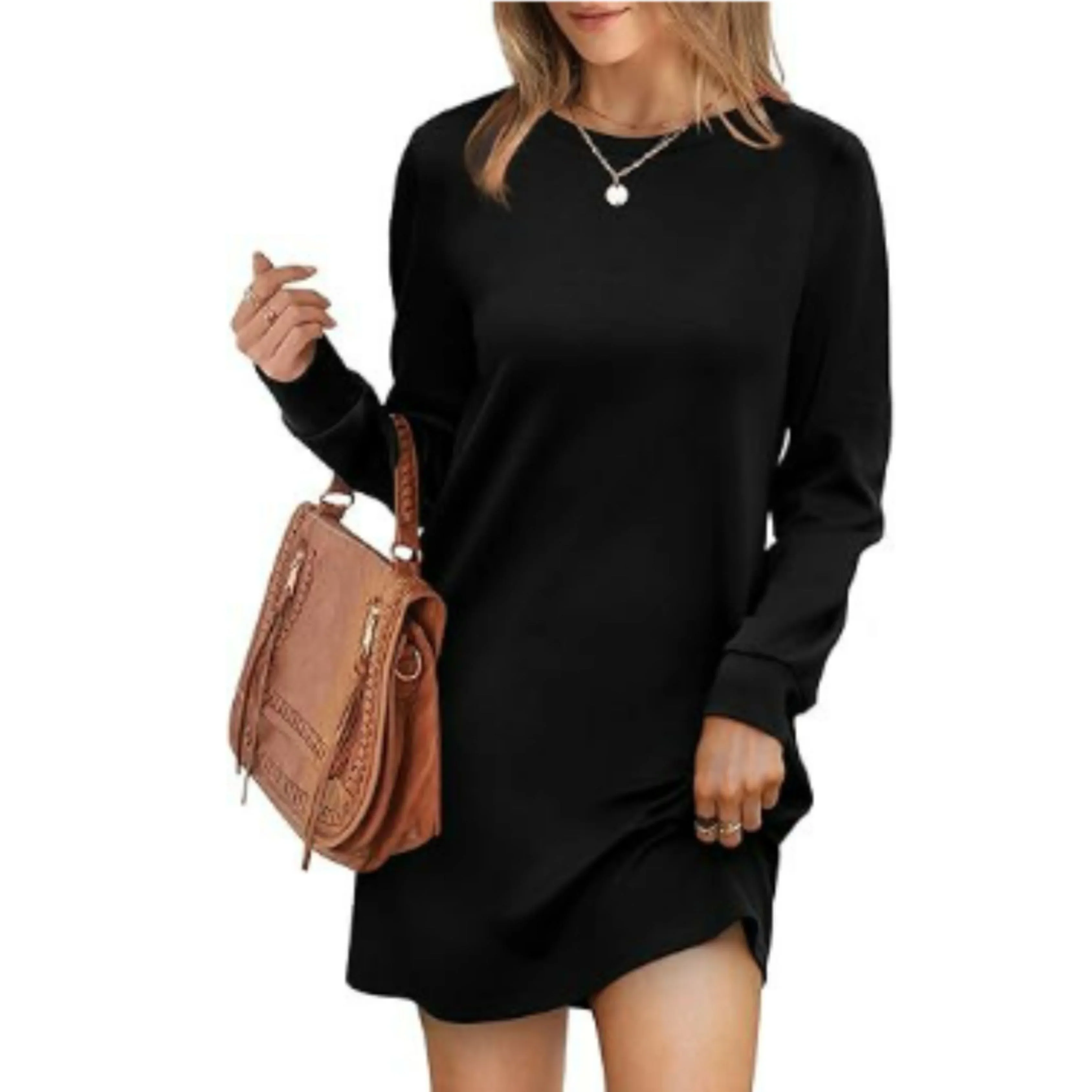 Femmes Robe Pull Manches Longues | Coupe Mini - Image 6