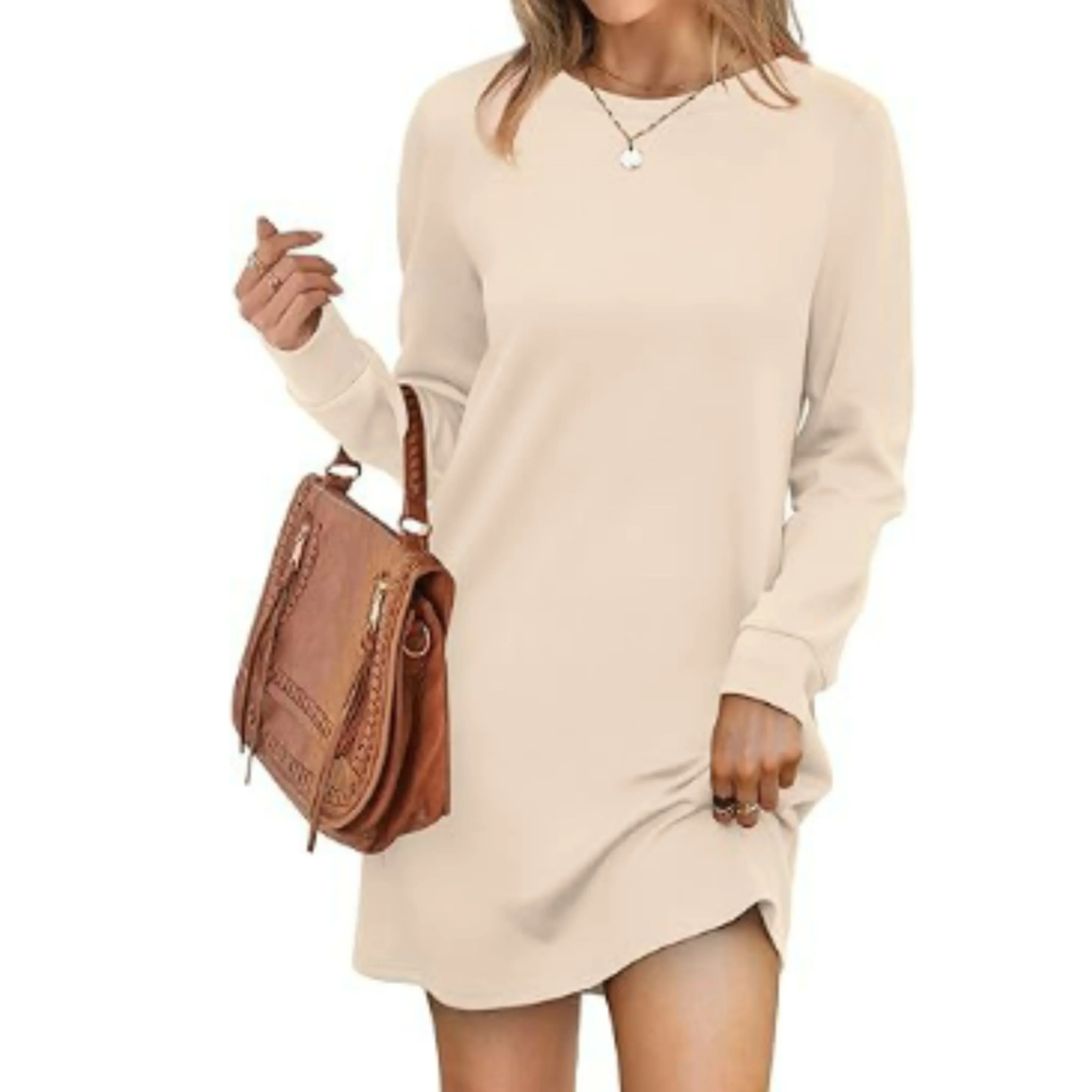 Femmes Robe Pull Manches Longues | Coupe Mini - Image 7
