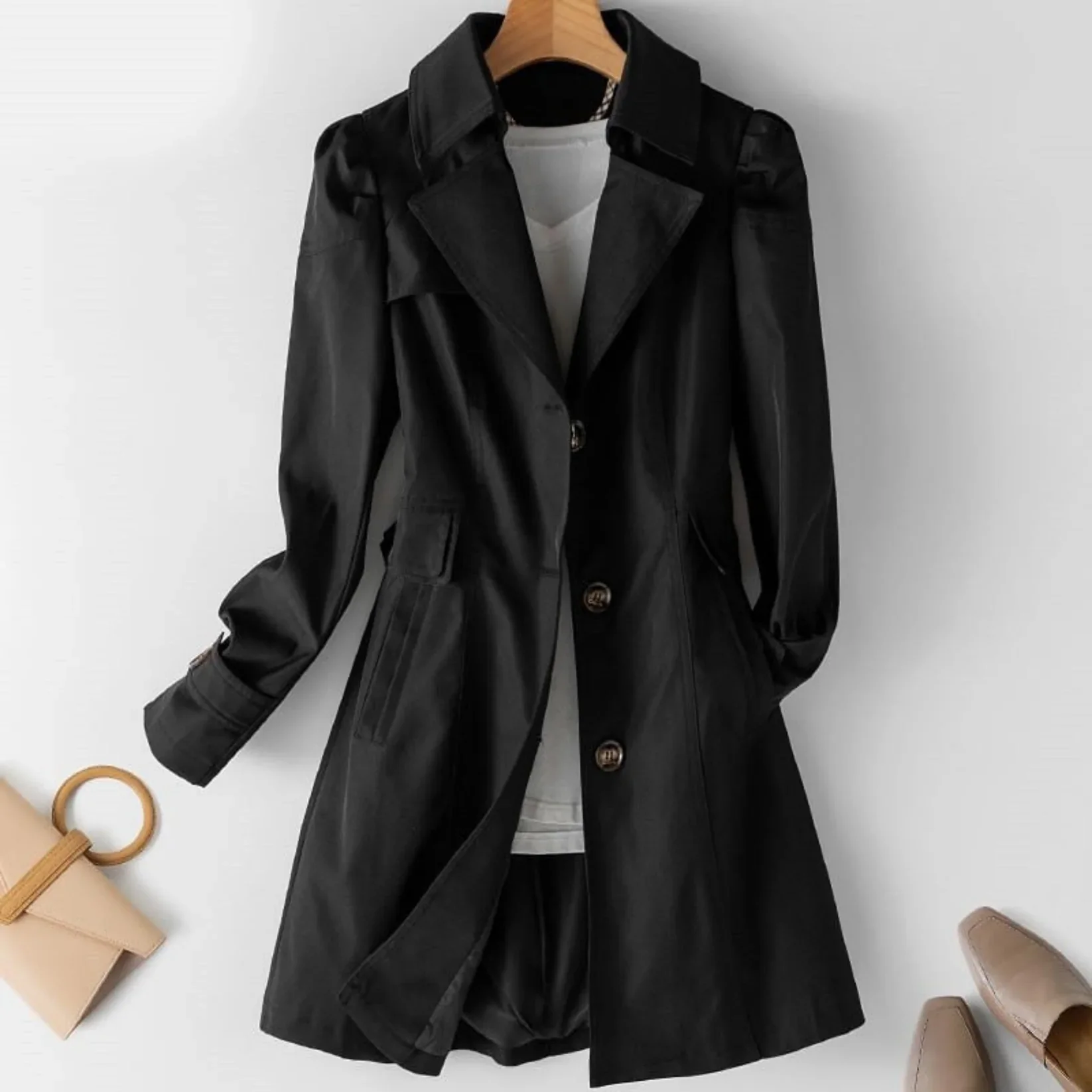 Femmes Trench-Coat Imperméable | Style Classique - Image 3