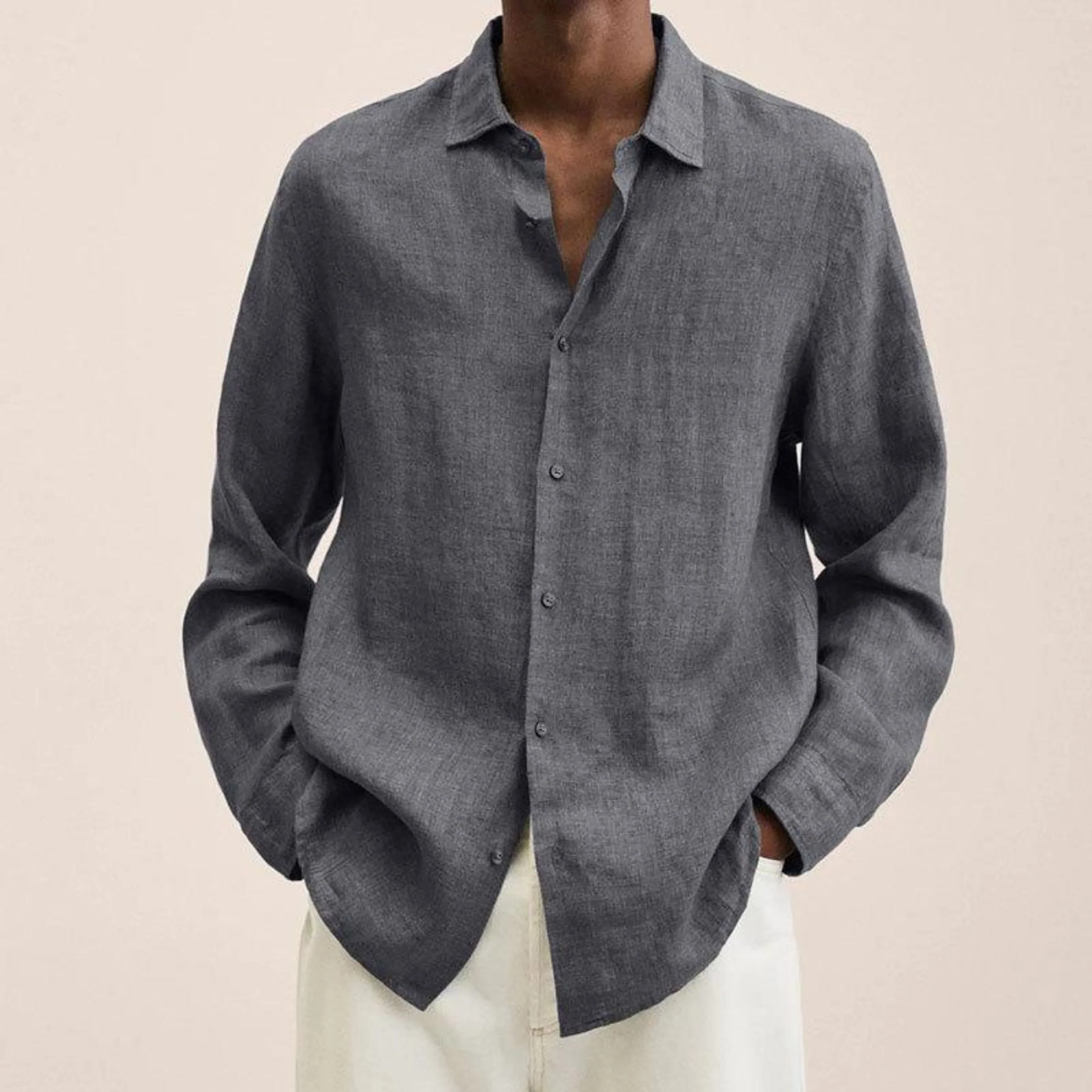 Hommes Chemise en Lin | Coupe Classique - Image 10