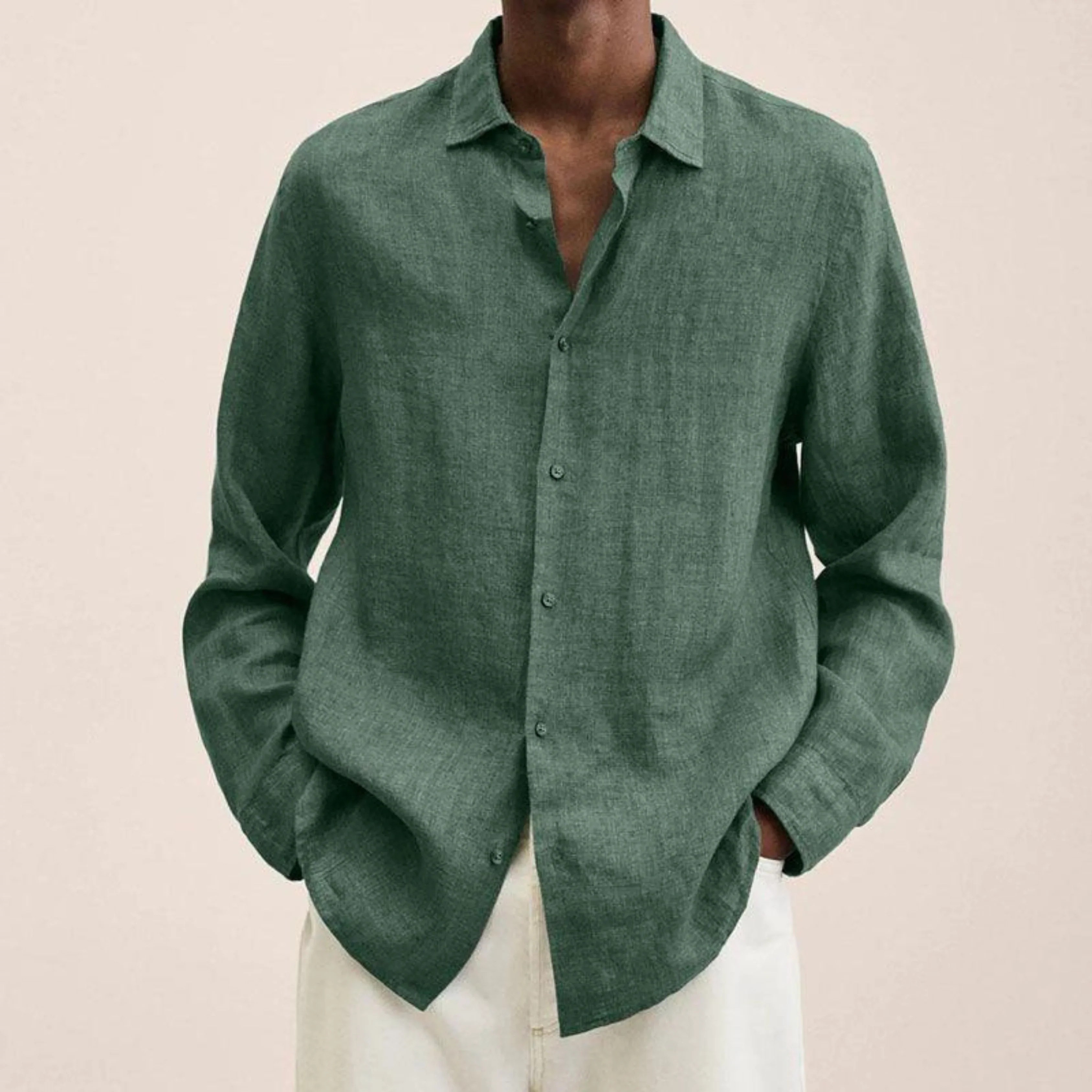 Hommes Chemise en Lin | Coupe Classique - Image 8