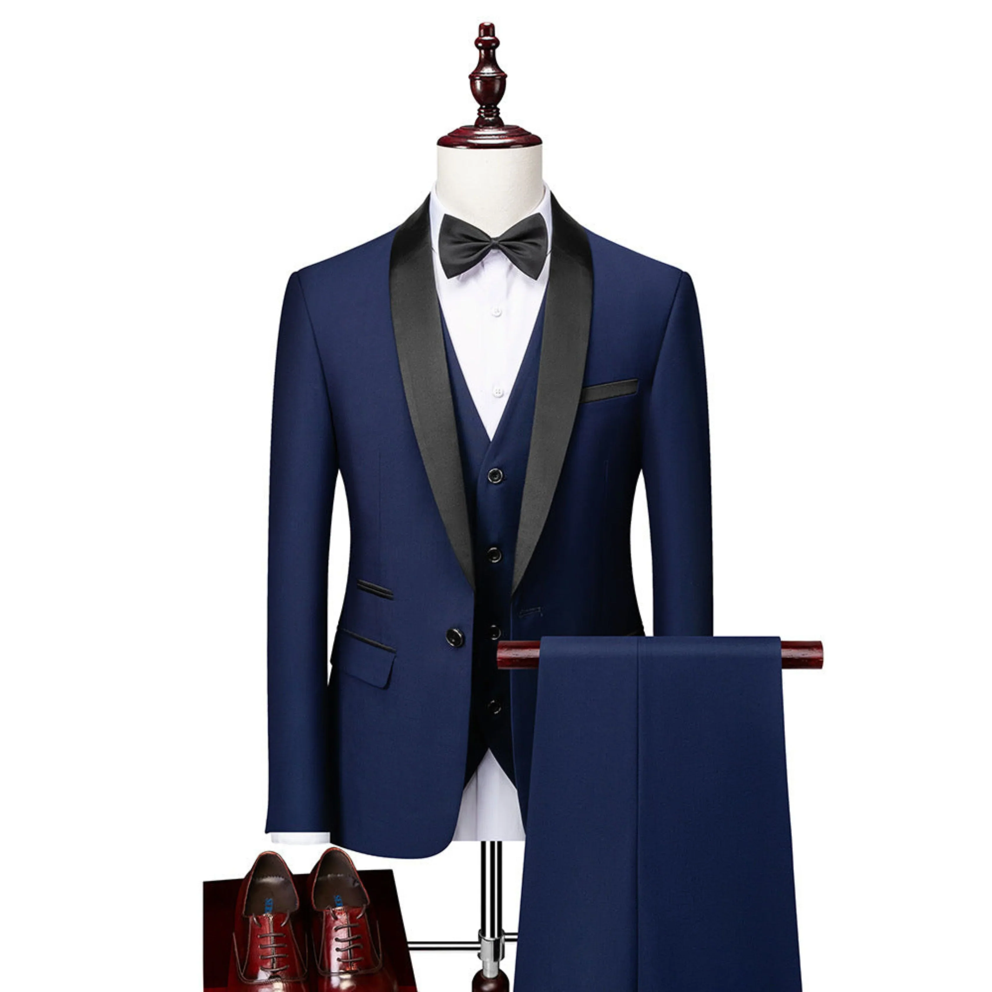 Hommes Costume 3 Pièces Slim Fit | Style Formel - Image 3