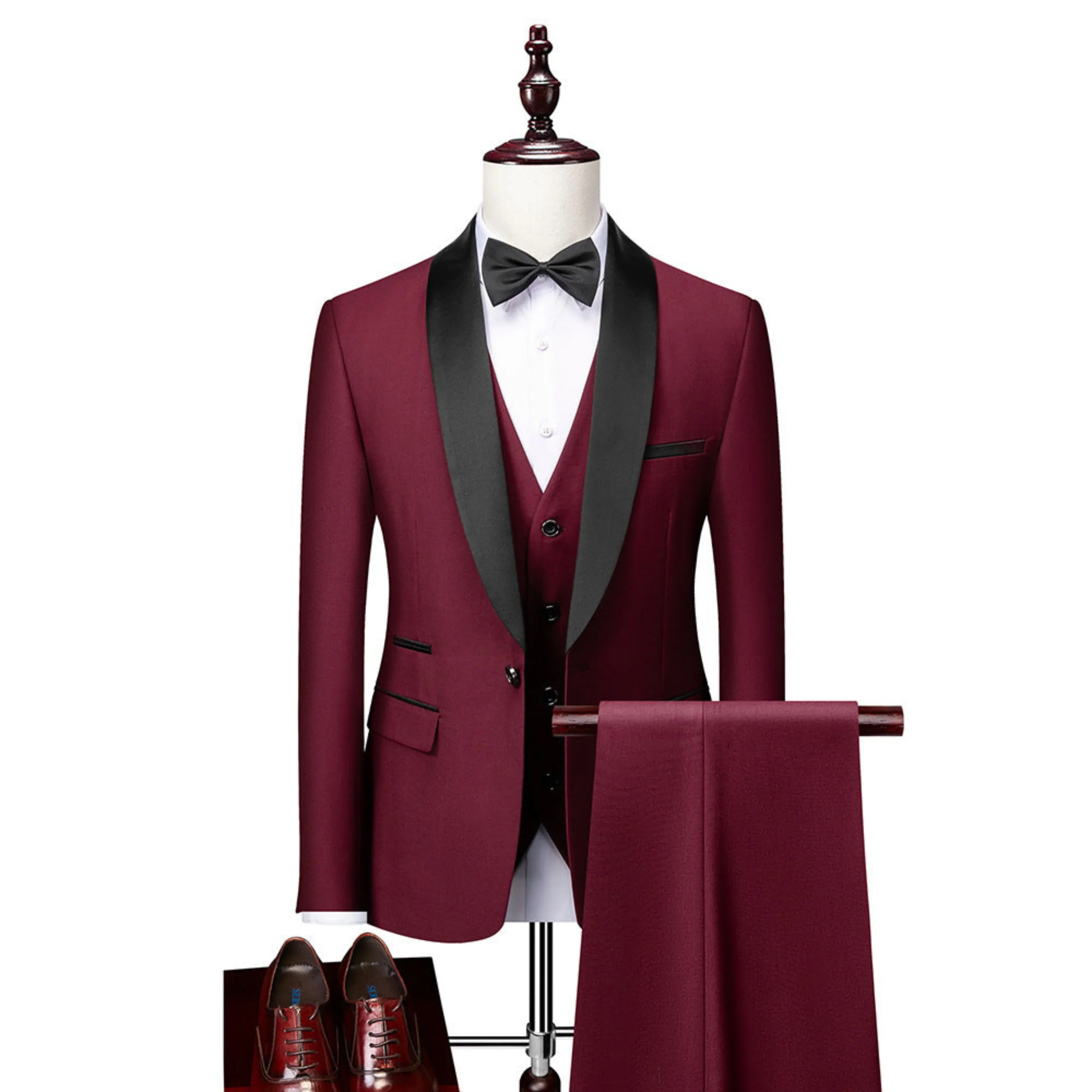 Hommes Costume 3 Pièces Slim Fit | Style Formel - Image 4