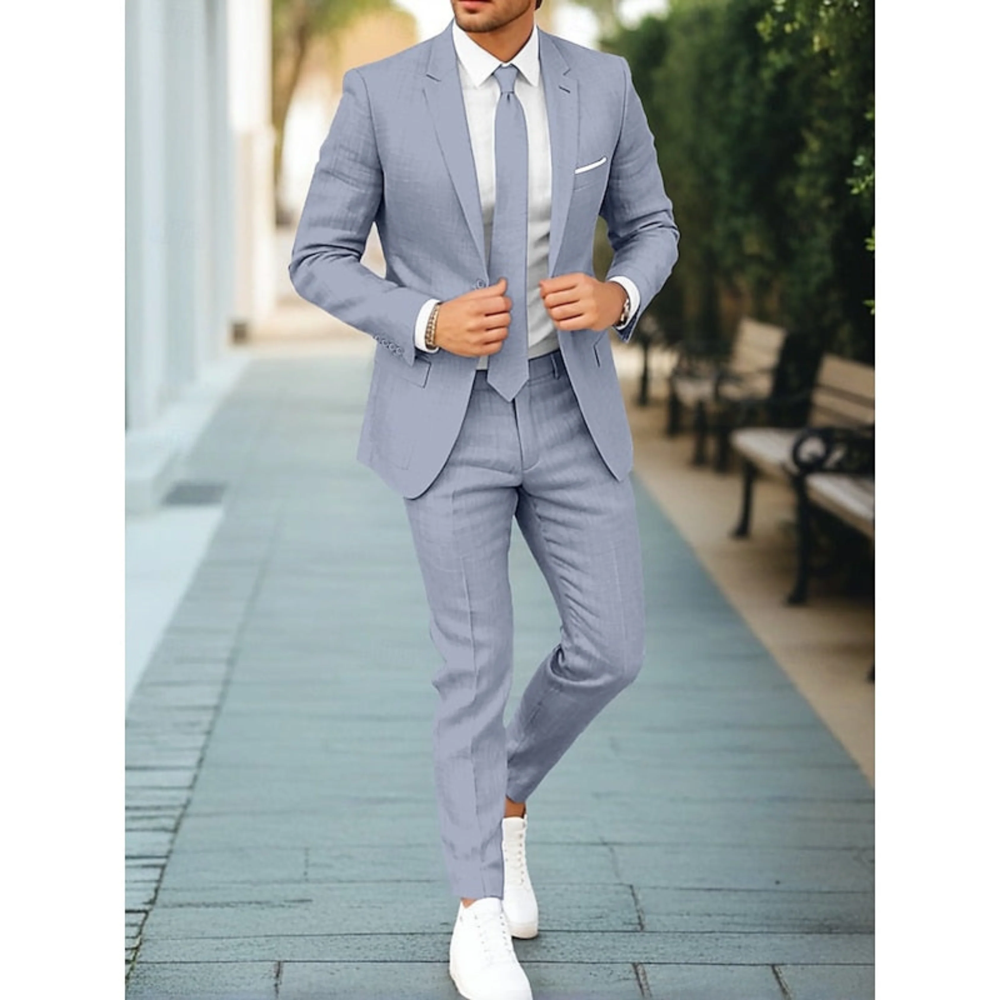 Hommes Costume Décontracté | Ensemble 2 Pièces - Image 2