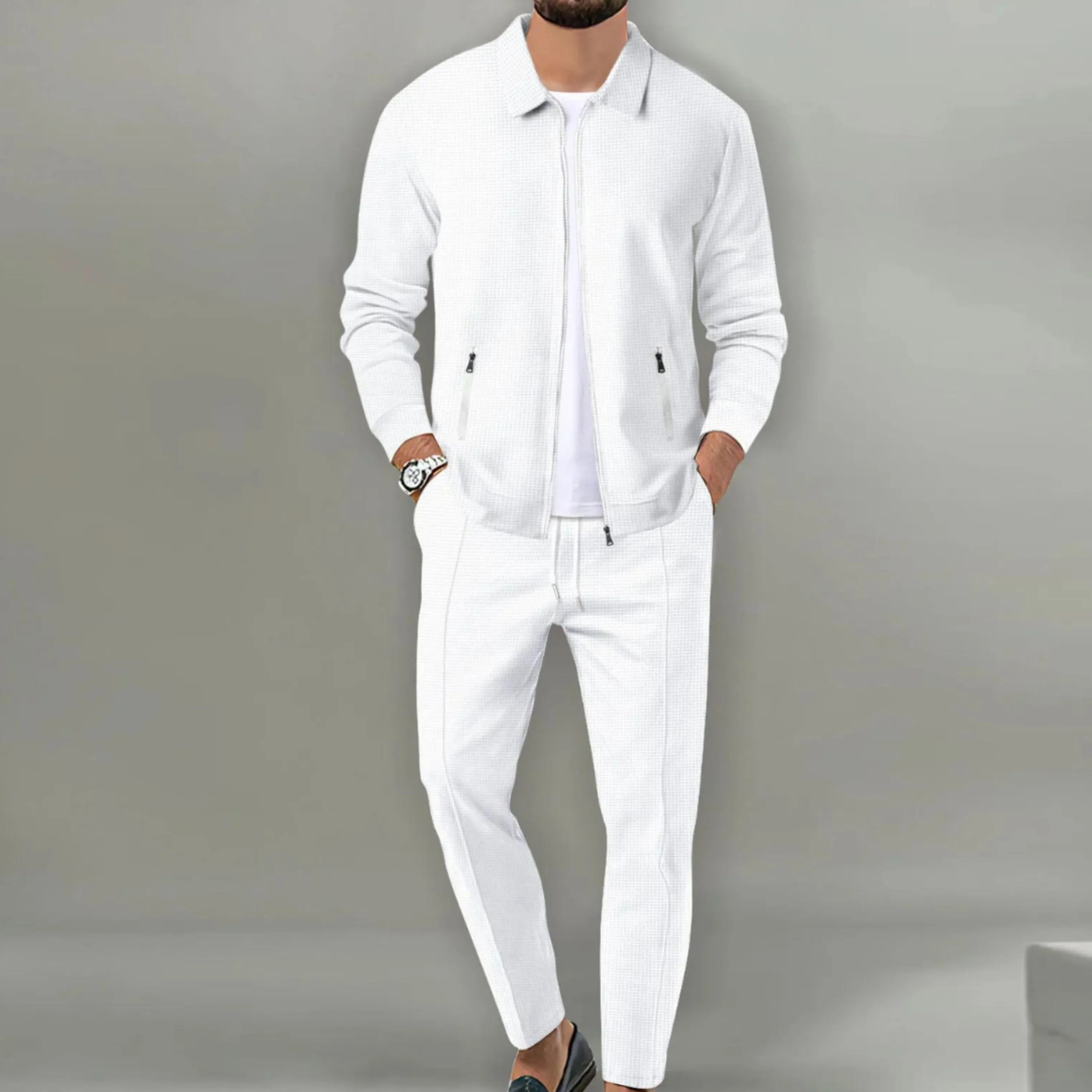 Hommes Ensemble Décontracté | Veste et Pantalon - Image 4