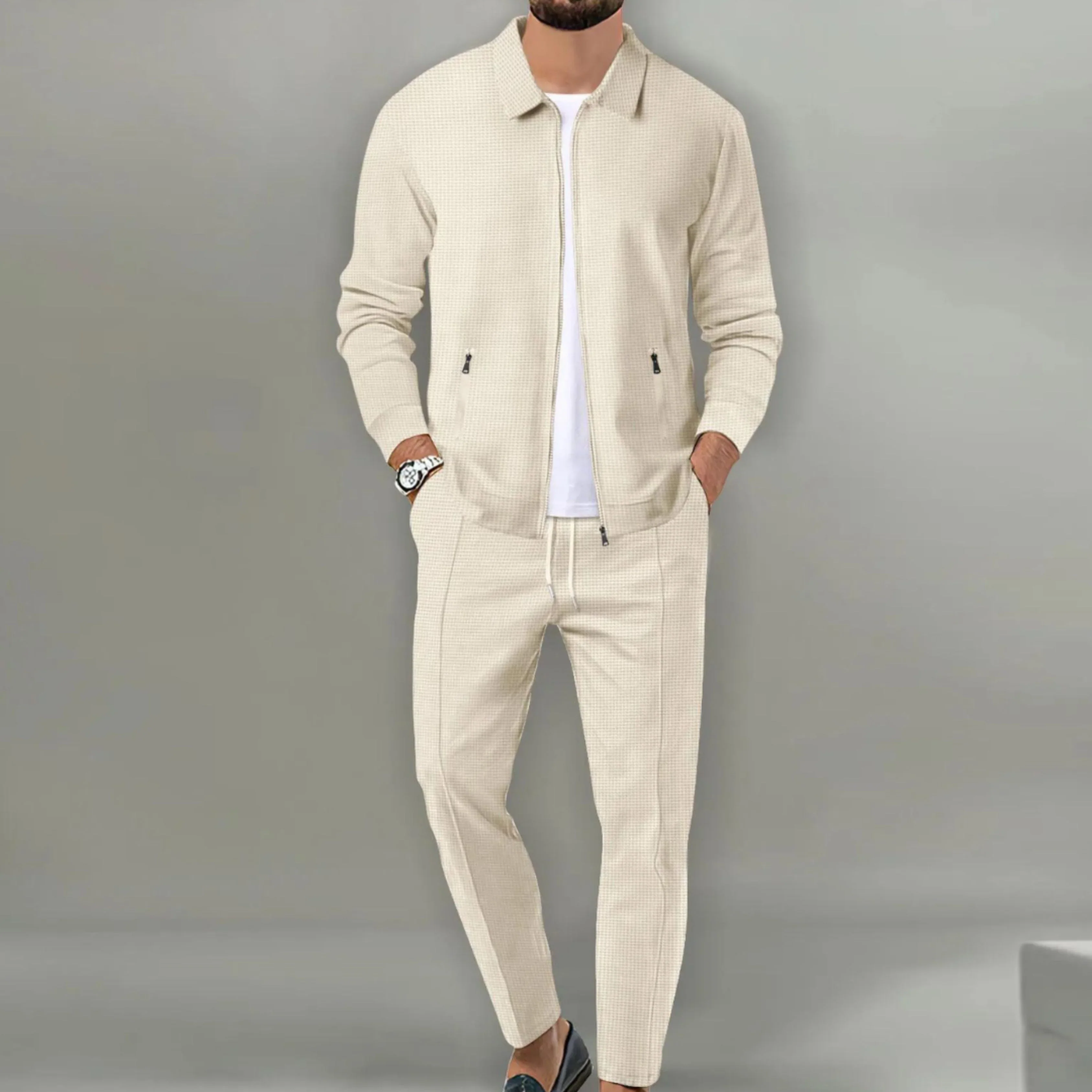 Hommes Ensemble Décontracté | Veste et Pantalon - Image 5