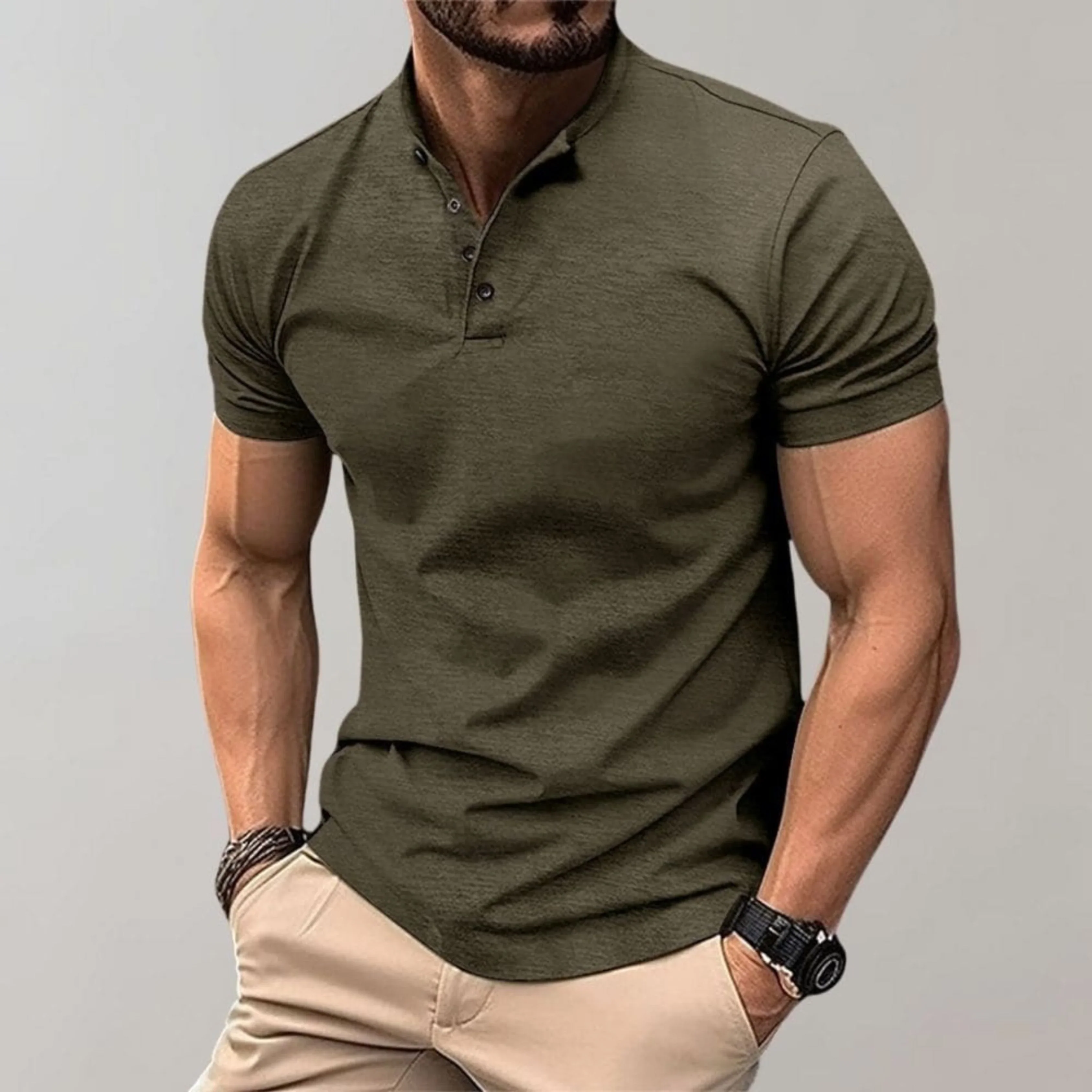 Hommes Polo Shirt | Casual Look Élégant - Image 5