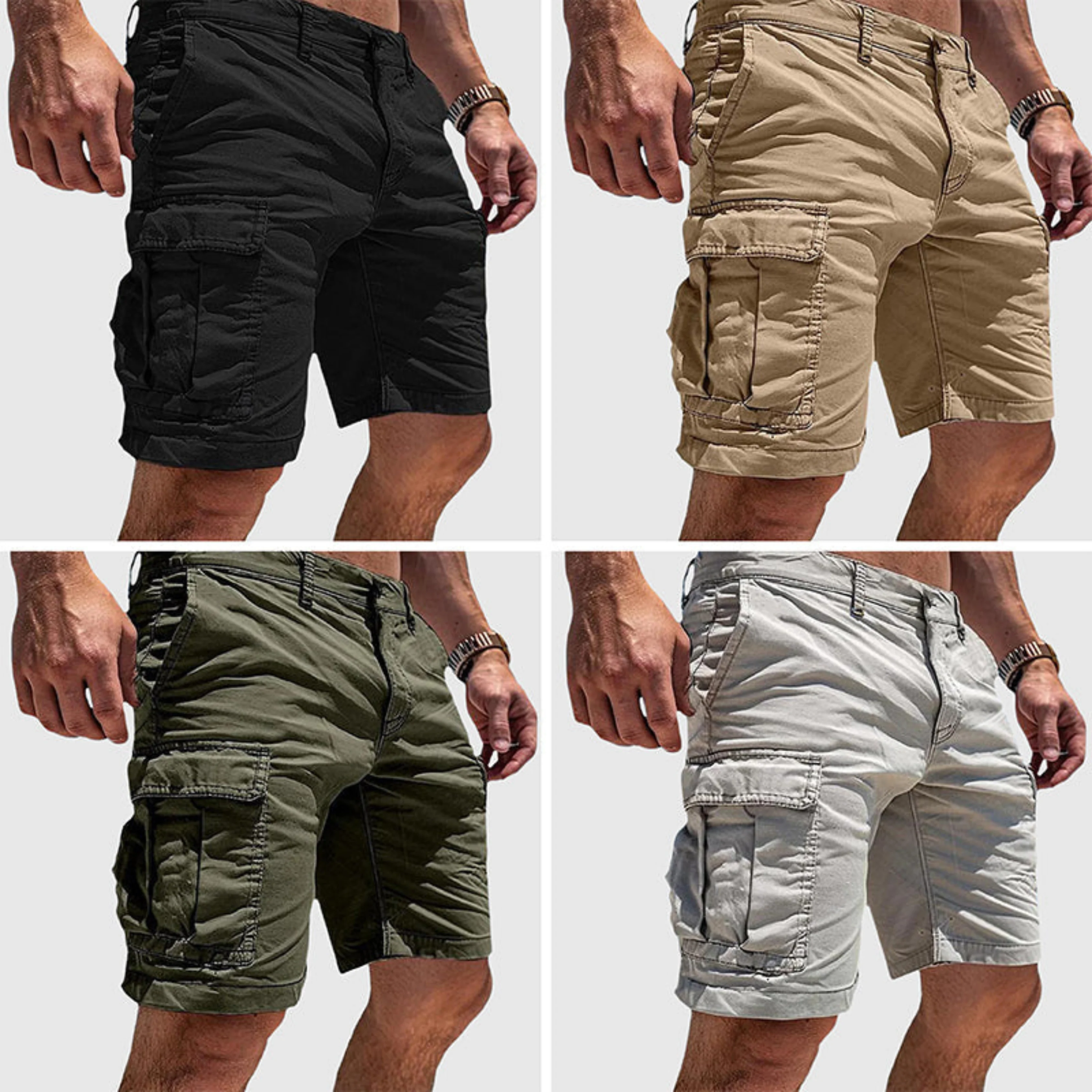 Hommes Shorts Cargo | Confortables au Quotidien - Image 4