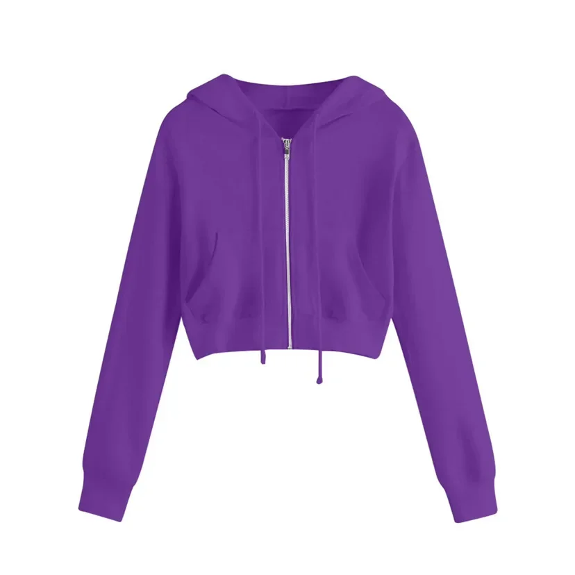 Ida | Sweatshirt d'hiver court pour femme | Capuche - Image 5