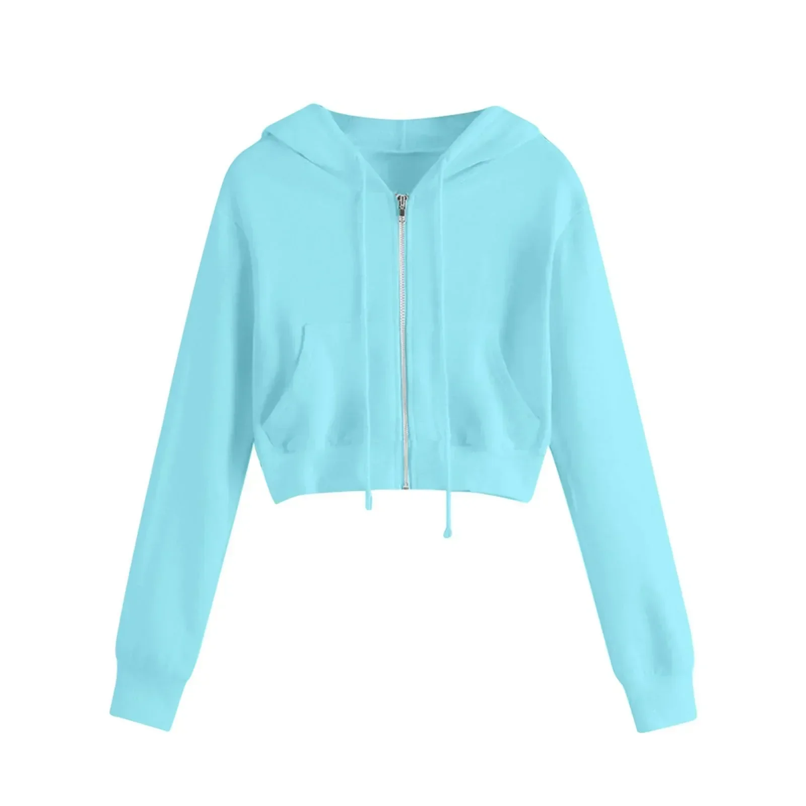 Ida | Sweatshirt d'hiver court pour femme | Capuche - Image 6