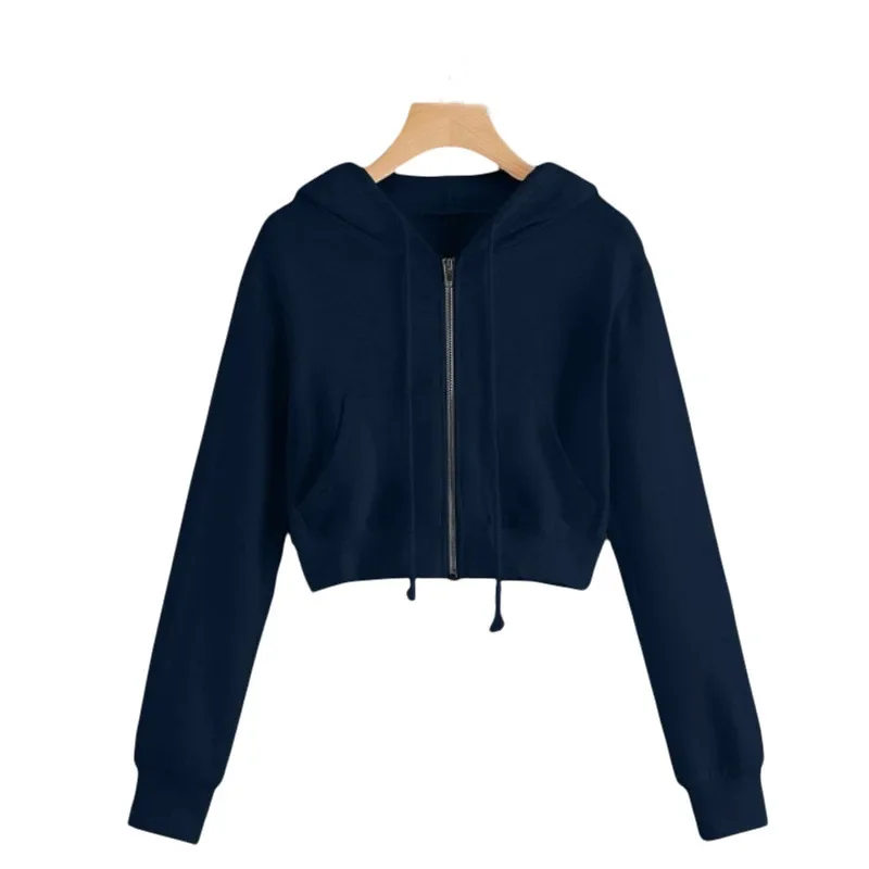 Ida | Sweatshirt d'hiver court pour femme | Capuche - Image 7