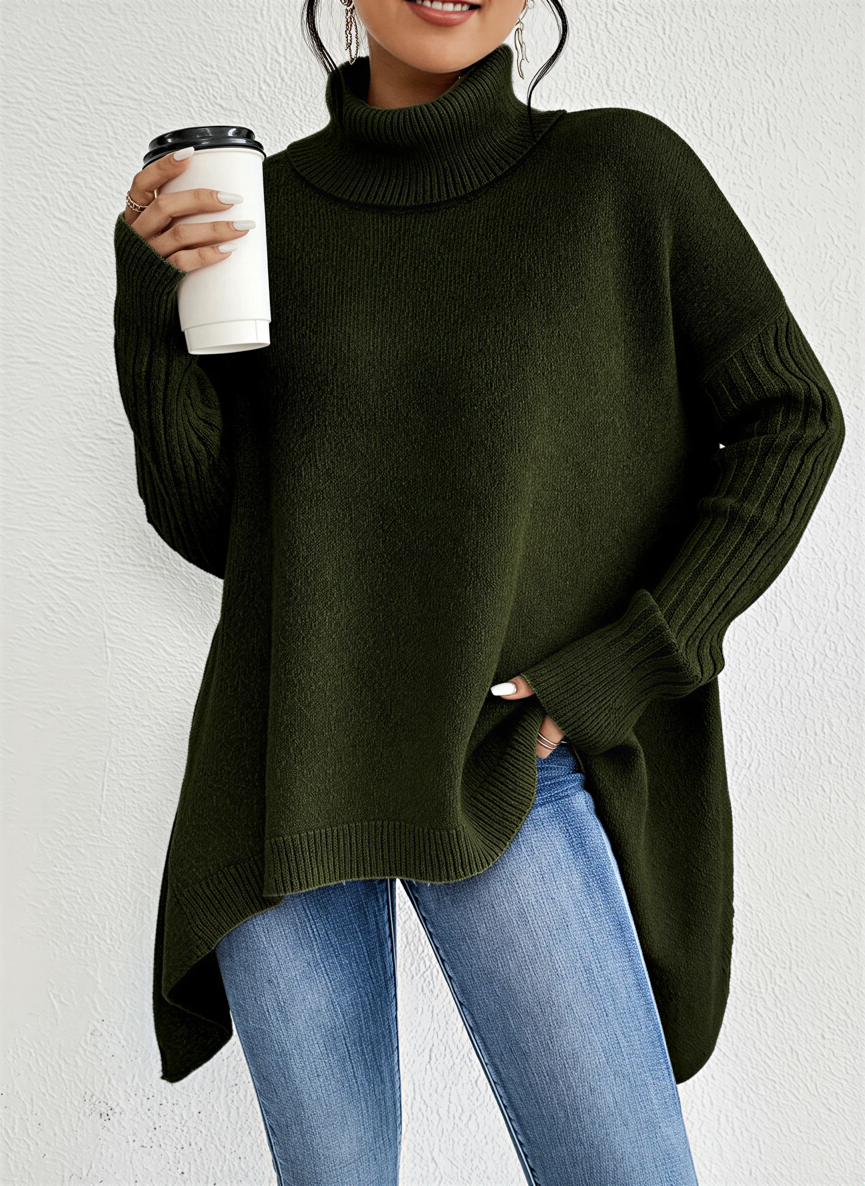 Jessica | Pull à col roulé pour femme | Tendance - Image 2