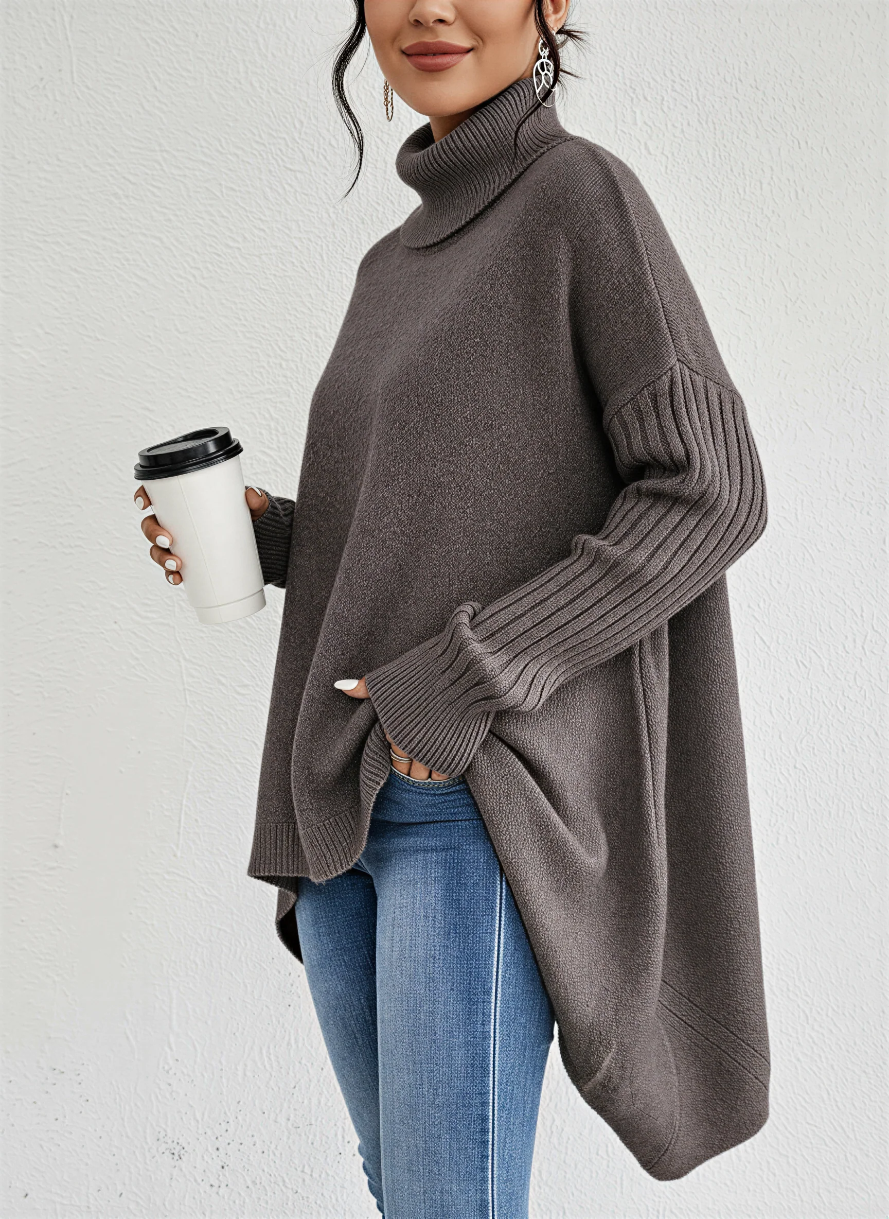 Jessica | Pull à col roulé pour femme | Tendance - Image 3